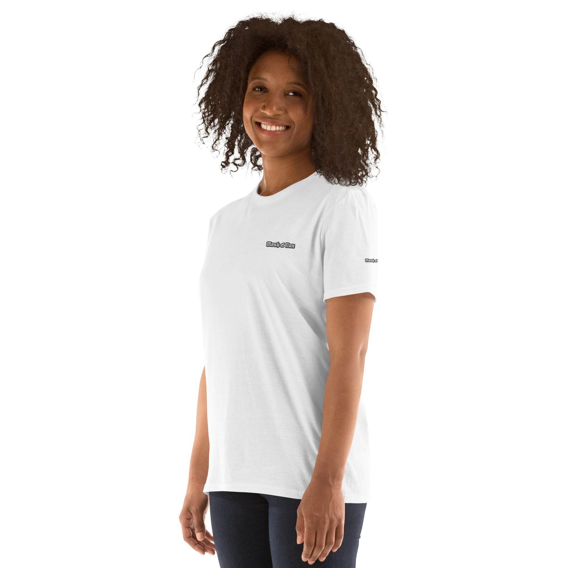 Unisex Short Sleeve 100% ring-spun cotton t-Shirt Design #1 - Monk&Nun UnisexClothing