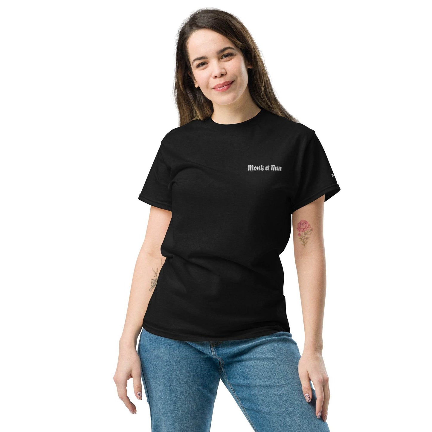 Unisex classic 100% cotton T-Shirt Logo - Monk&Nun UnisexClothing