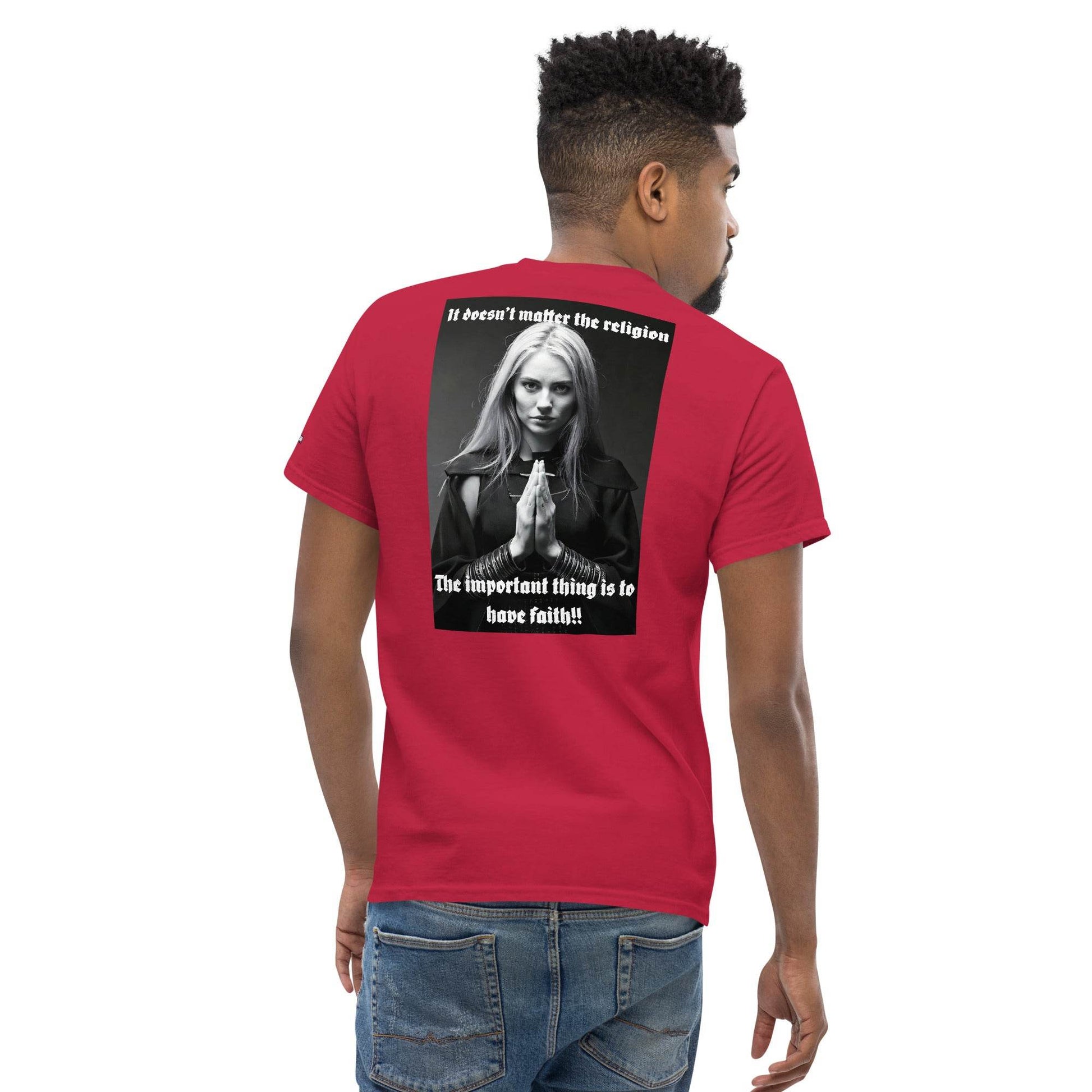 Unisex classic 100% cotton t-Shirt Design #3 - Monk&Nun UnisexClothing