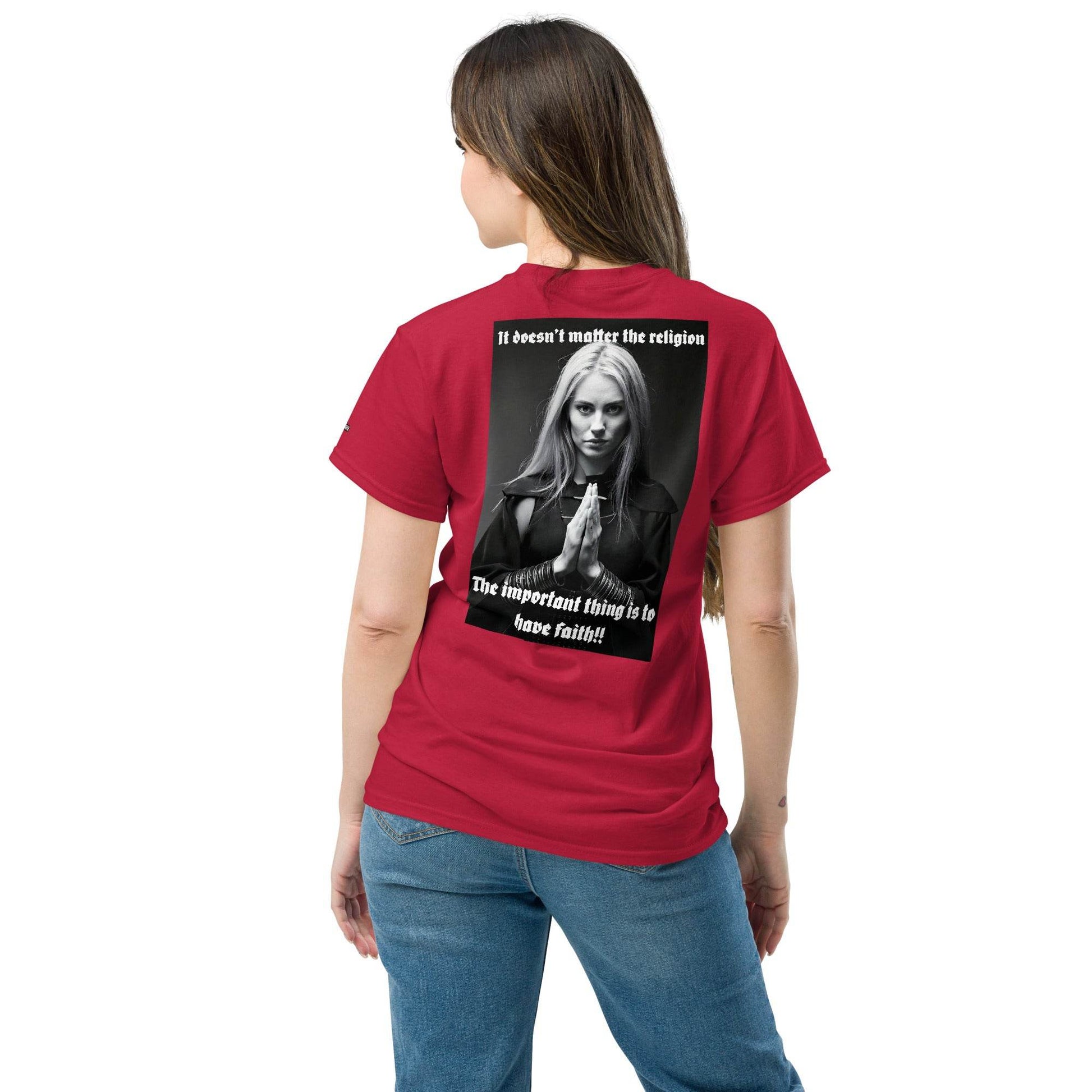 Unisex classic 100% cotton t-Shirt Design #3 - Monk&Nun UnisexClothing