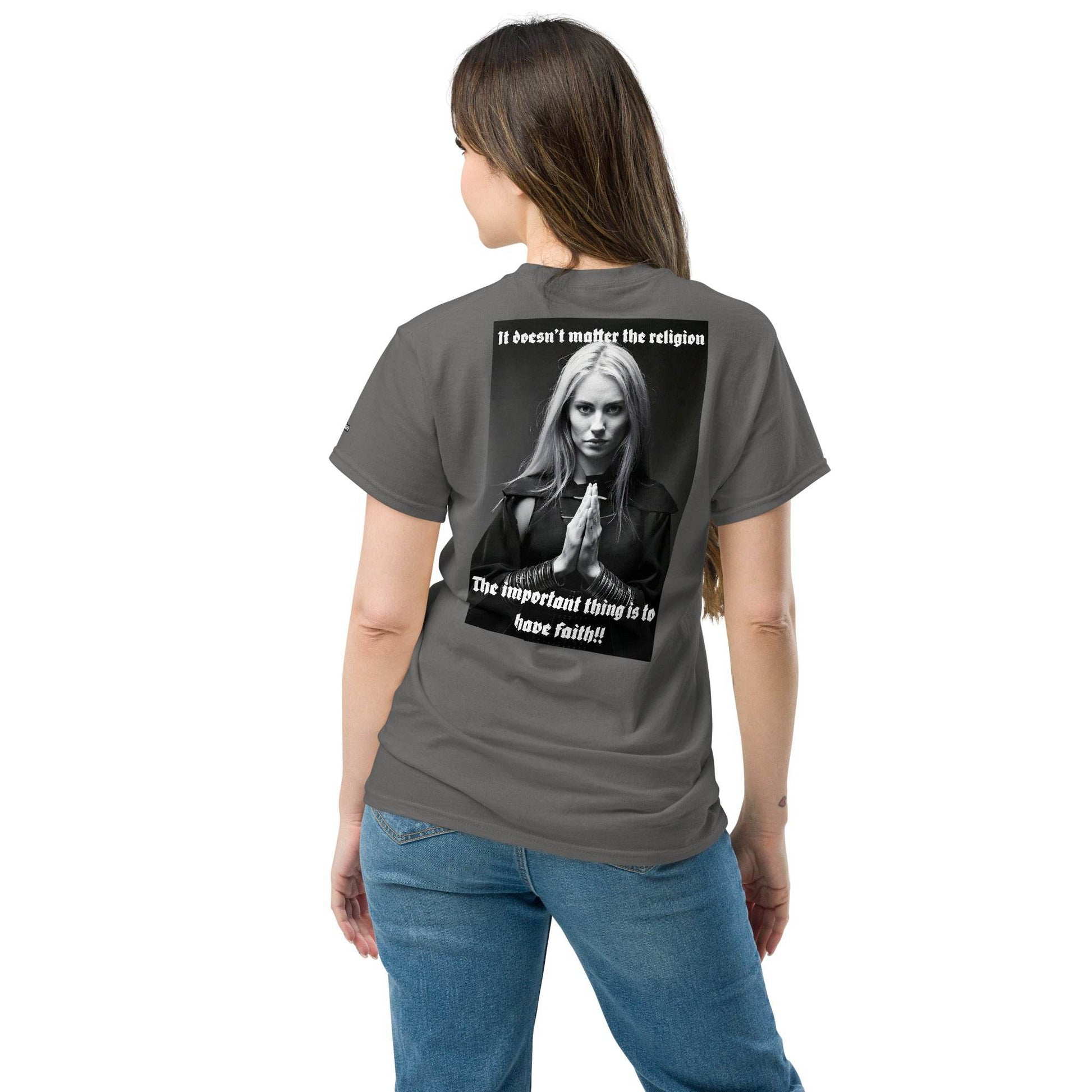 Unisex classic 100% cotton t-Shirt Design #3 - Monk&Nun UnisexClothing