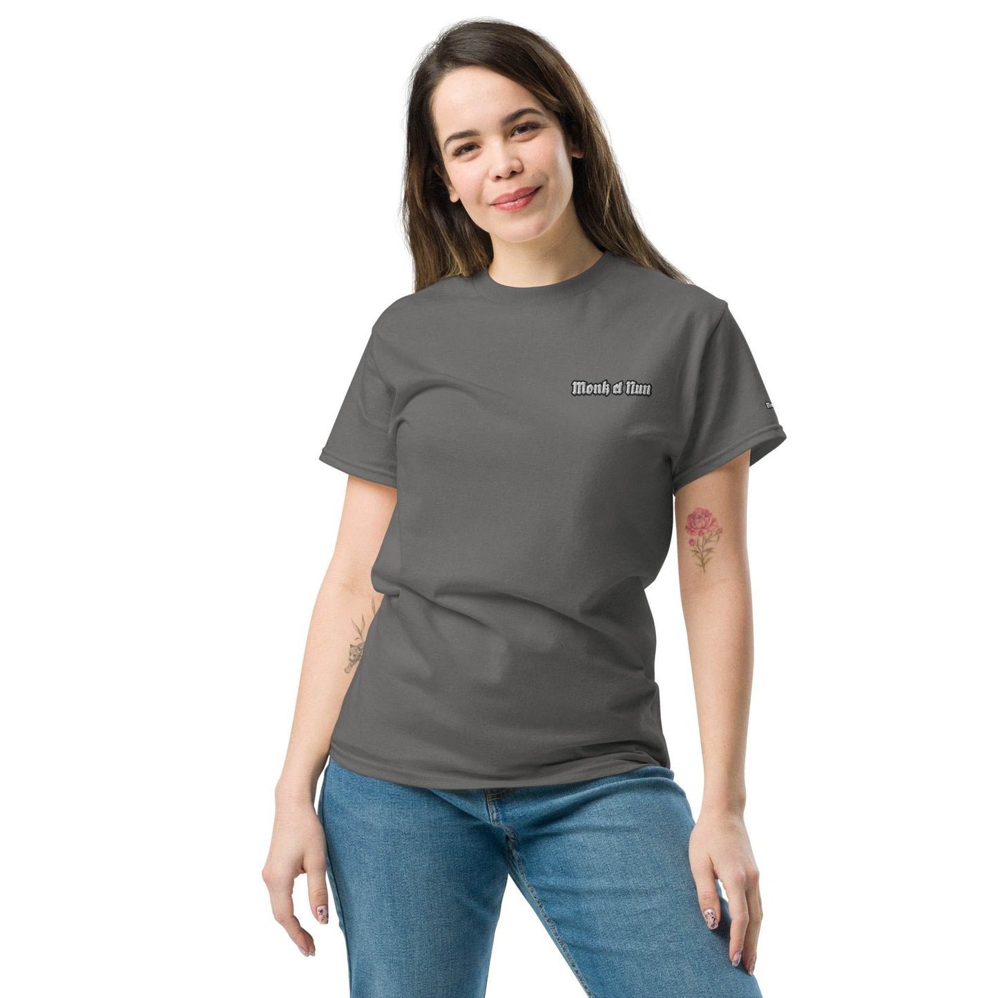 Unisex classic 100% cotton T-Shirt Logo - Monk&Nun UnisexClothing