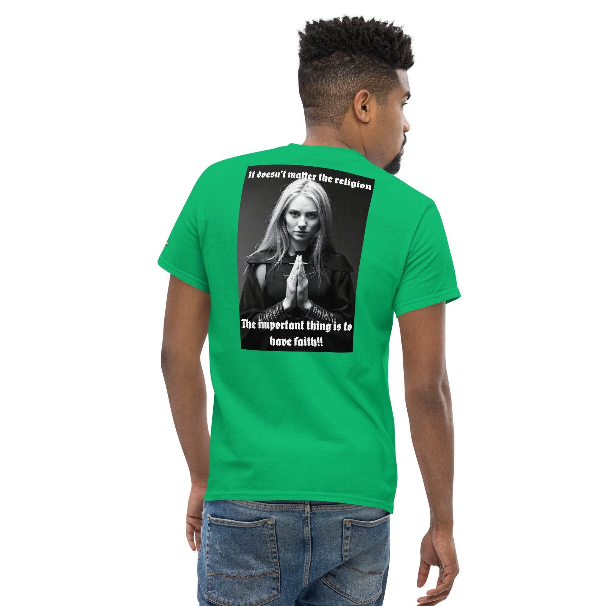 Unisex classic 100% cotton t-Shirt Design #3 - Monk&Nun UnisexClothing