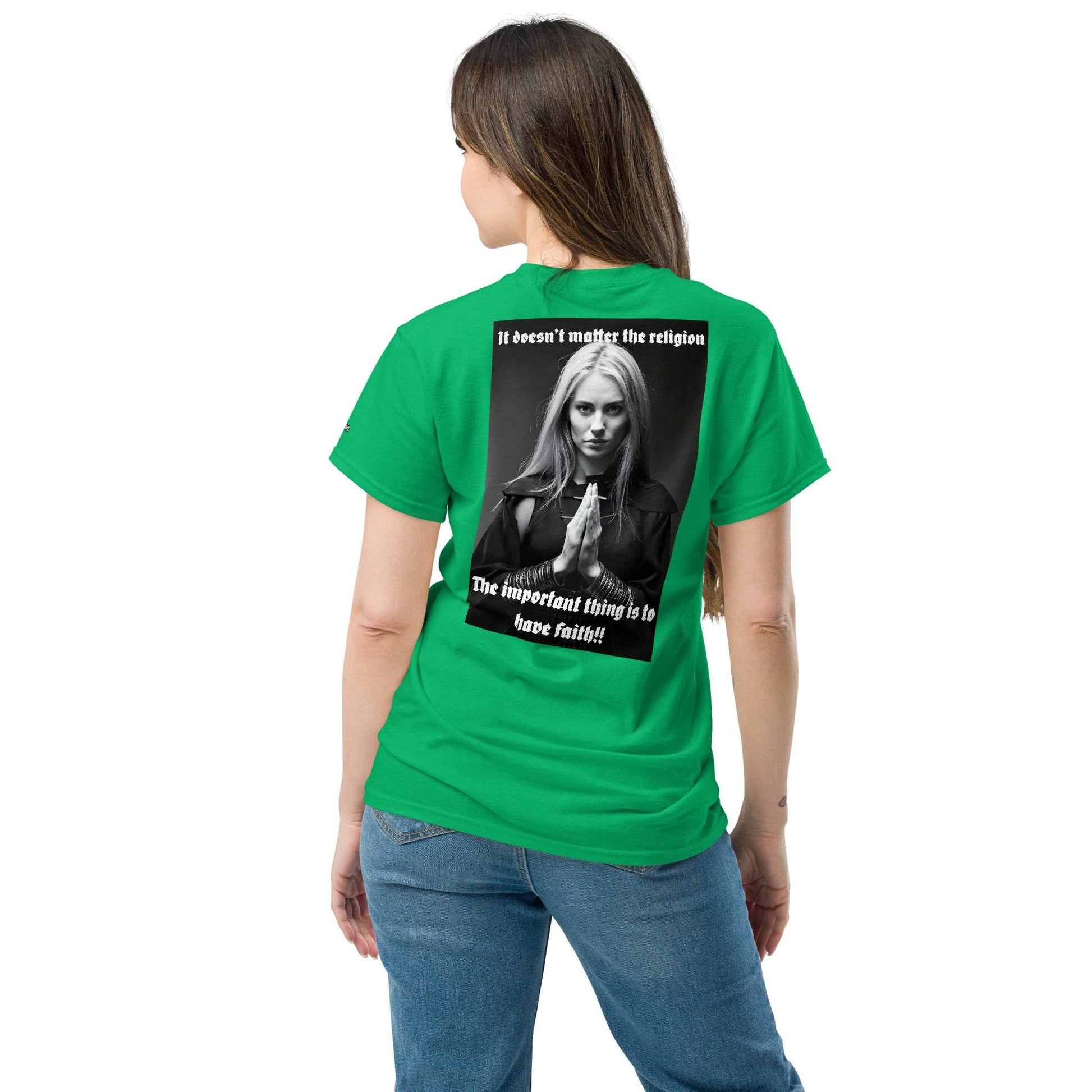 Unisex classic 100% cotton t-Shirt Design #3 - Monk&Nun UnisexClothing