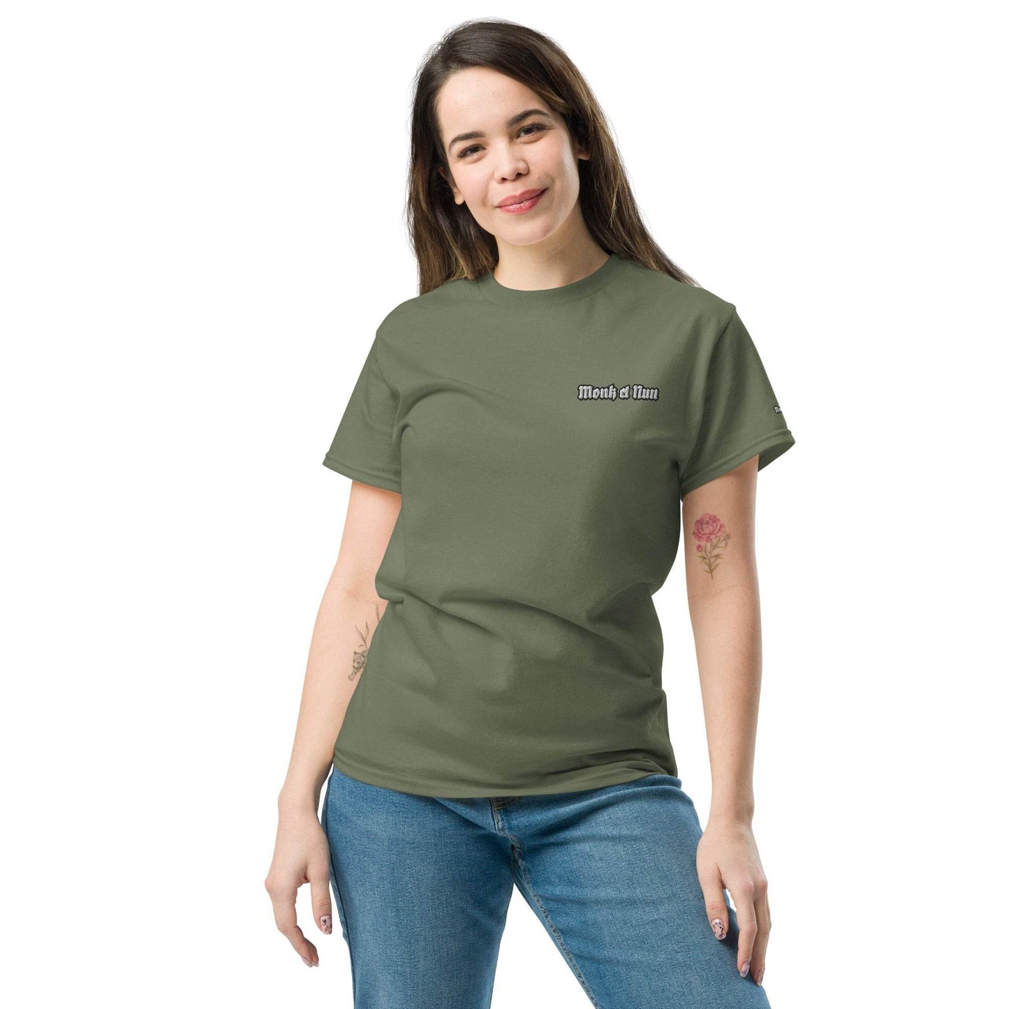 Unisex classic 100% cotton T-Shirt Logo - Monk&Nun UnisexClothing