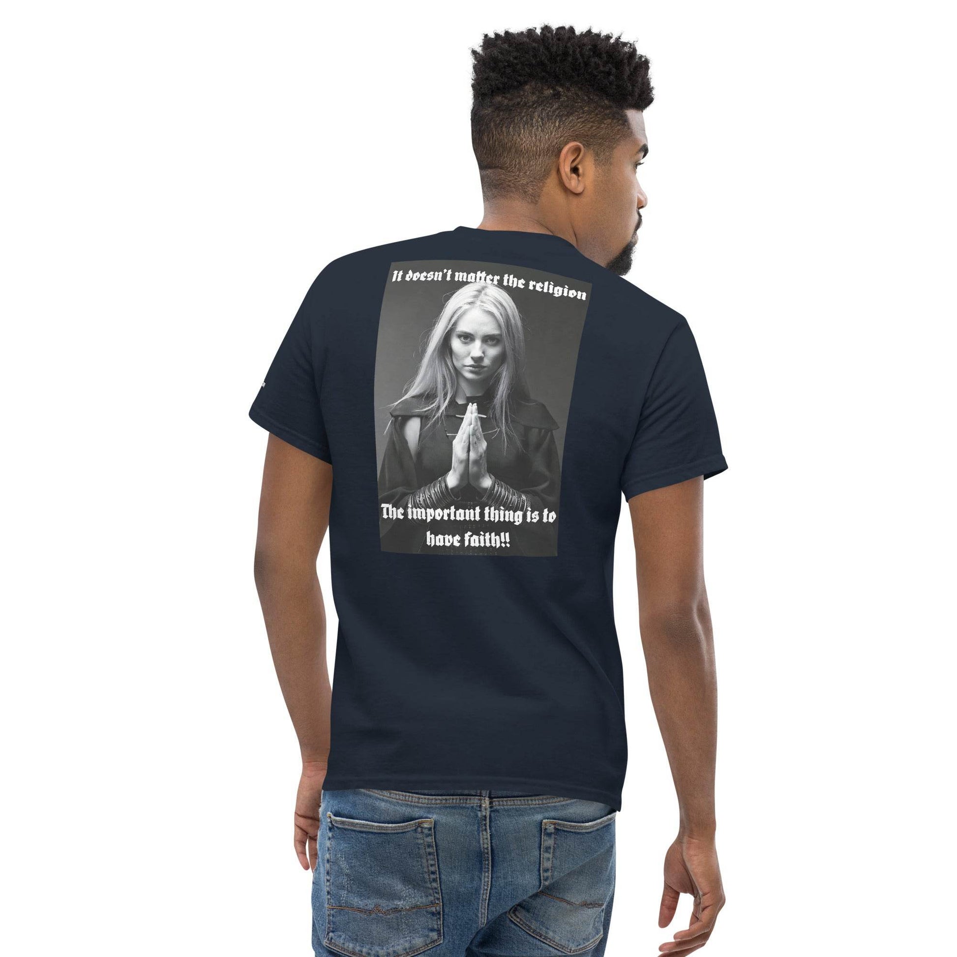 Unisex classic 100% cotton t-Shirt Design #3 - Monk&Nun UnisexClothing