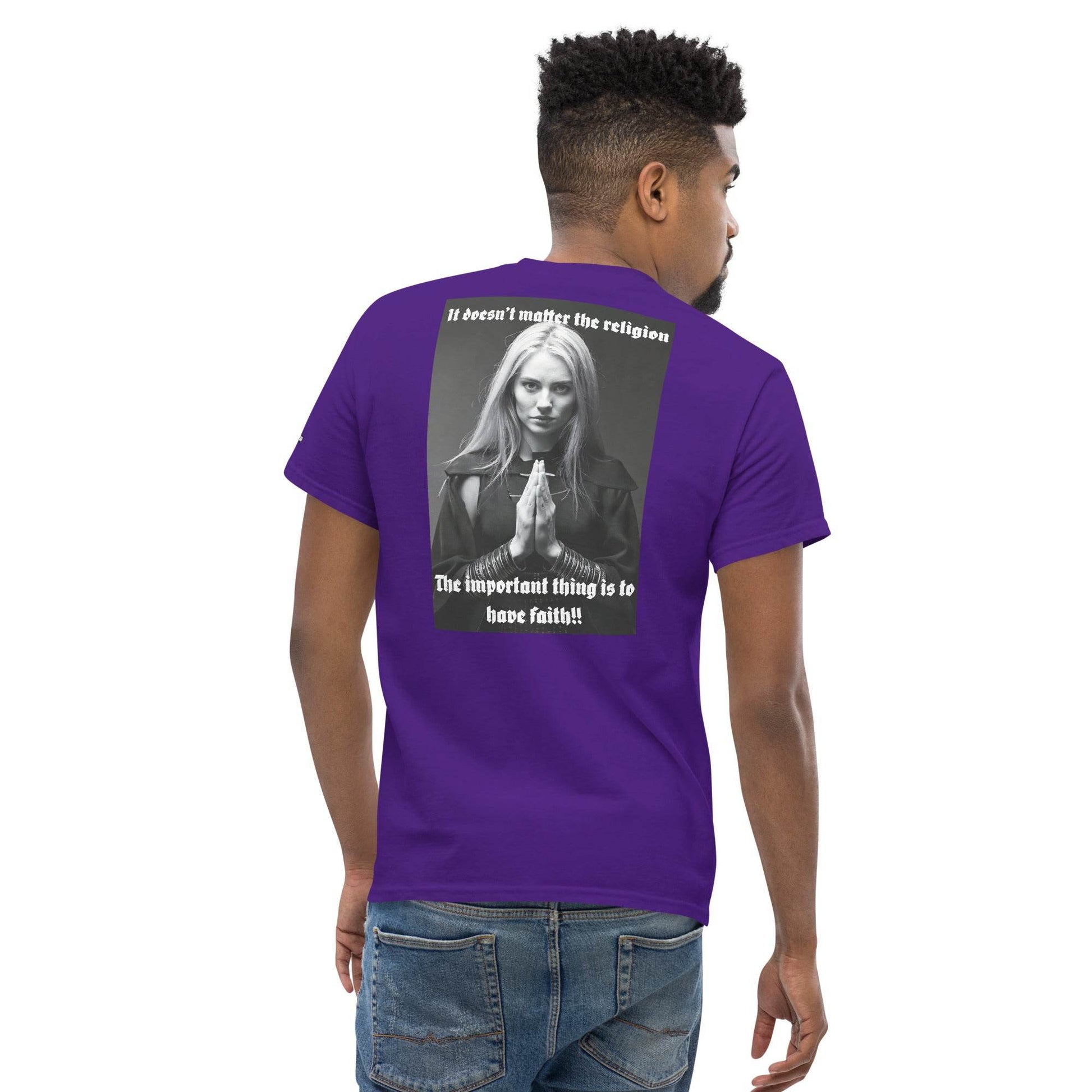 Unisex classic 100% cotton t-Shirt Design #3 - Monk&Nun UnisexClothing
