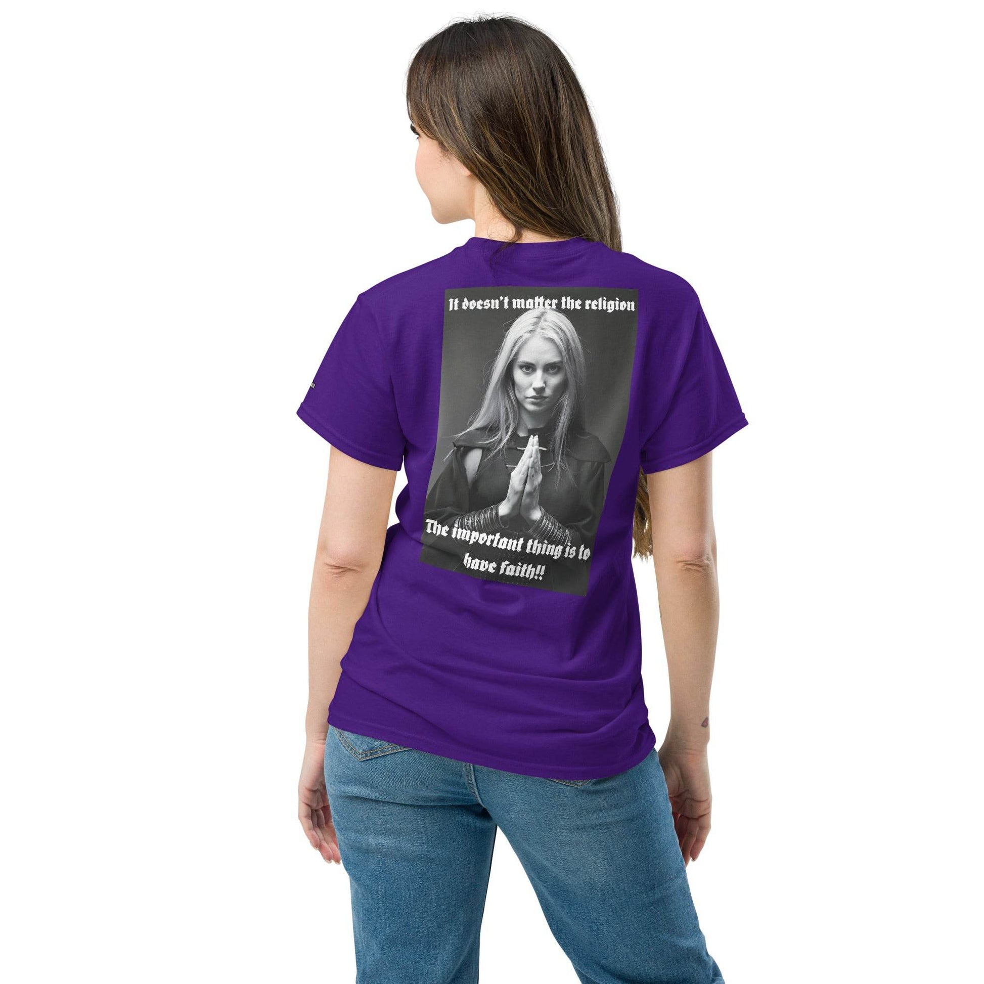 Unisex classic 100% cotton t-Shirt Design #3 - Monk&Nun UnisexClothing