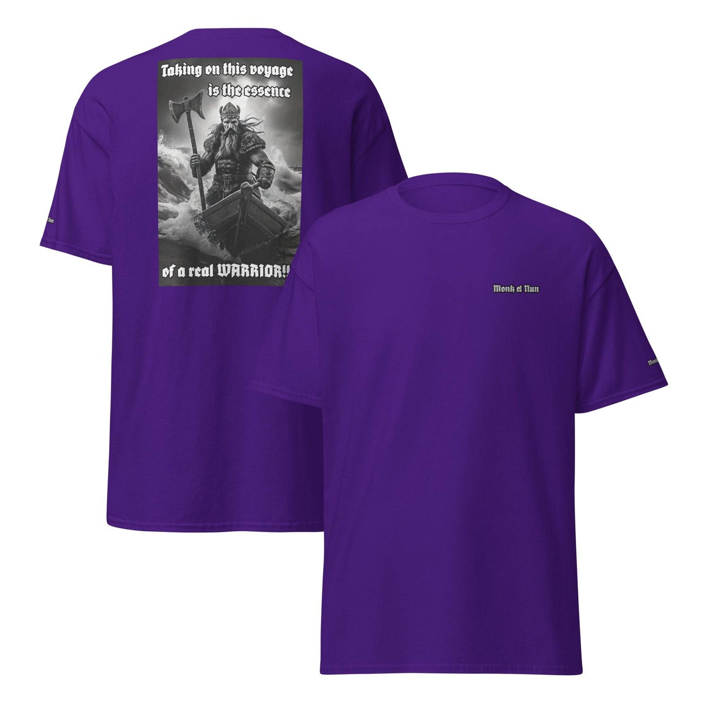 Unisex classic 100% cotton t-Shirt Design #12 - Monk&Nun UnisexClothing