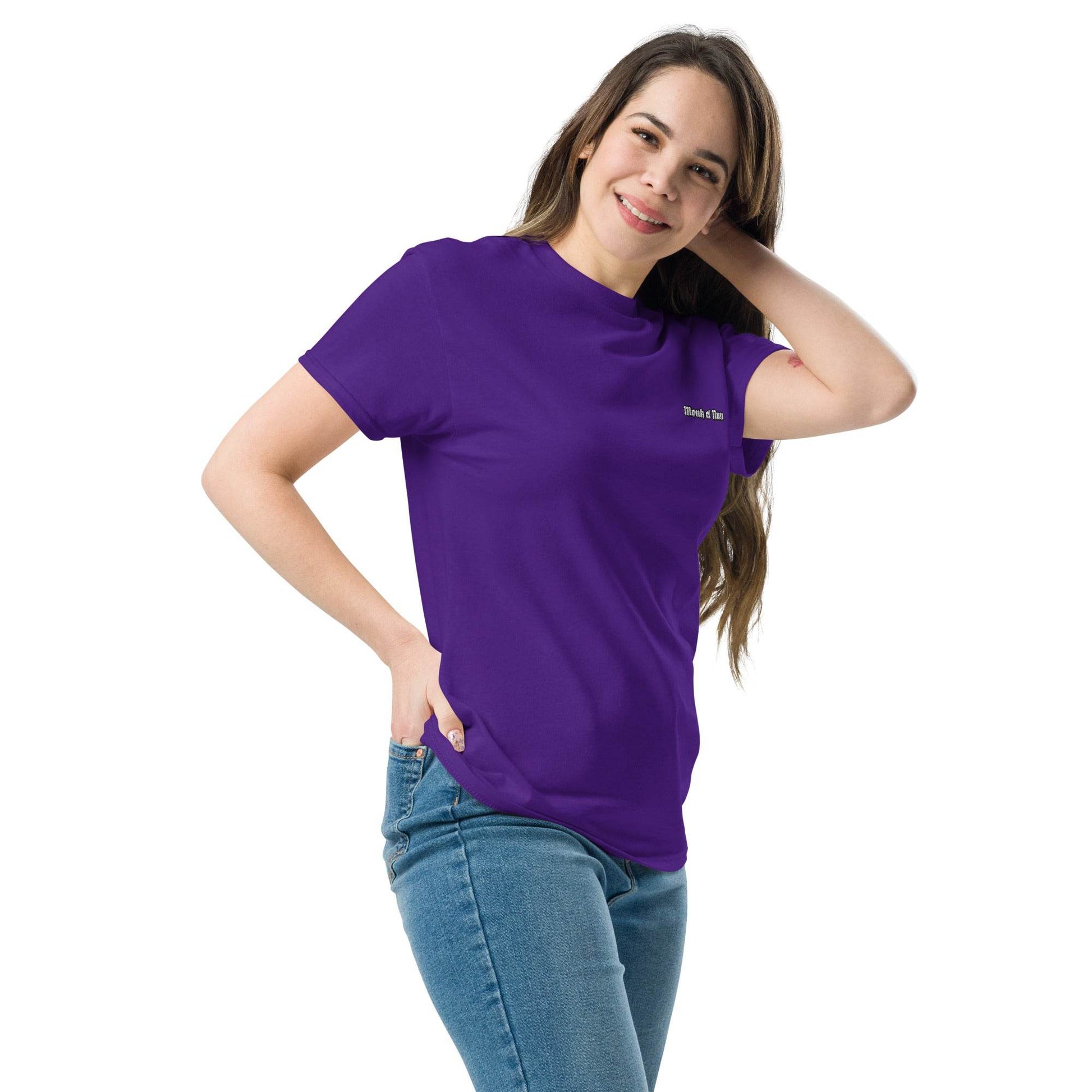 Unisex classic 100% cotton t-Shirt Design #3 - Monk&Nun UnisexClothing