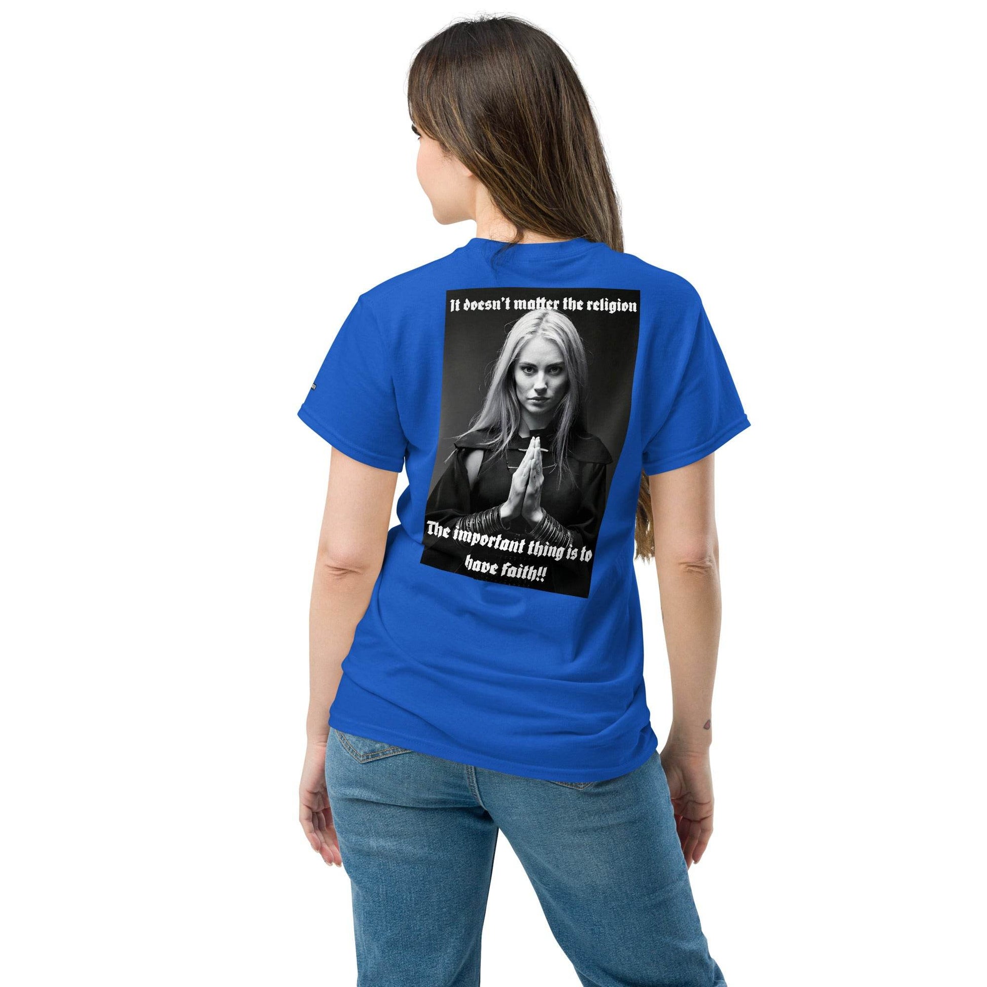 Unisex classic 100% cotton t-Shirt Design #3 - Monk&Nun UnisexClothing