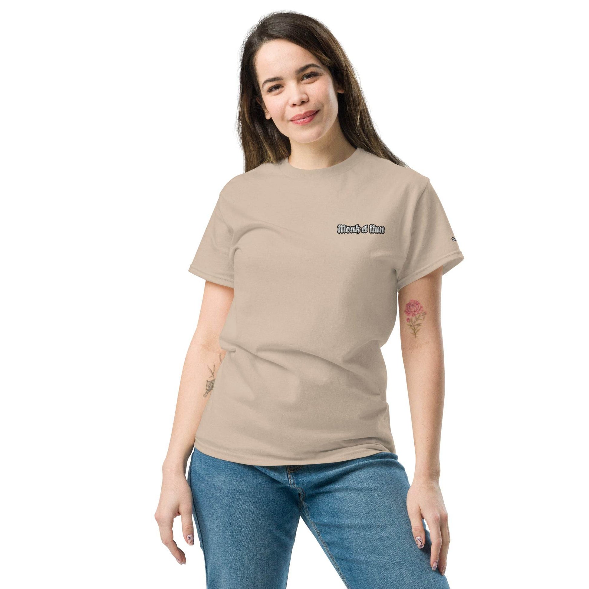 Unisex classic 100% cotton T-Shirt Logo - Monk&Nun UnisexClothing