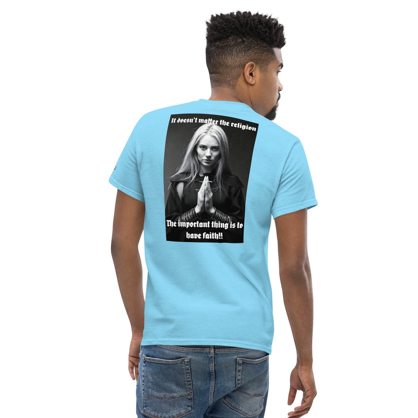 Unisex classic 100% cotton t-Shirt Design #3 - Monk&Nun UnisexClothing