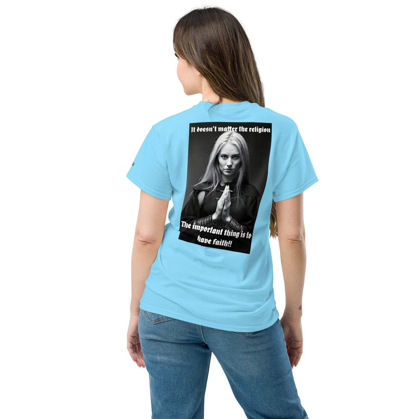 Unisex classic 100% cotton t-Shirt Design #3 - Monk&Nun UnisexClothing