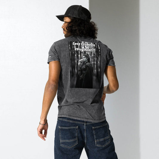 Unisex Denim 100% cotton T-Shirt Design #1 - Monk&Nun UnisexClothing