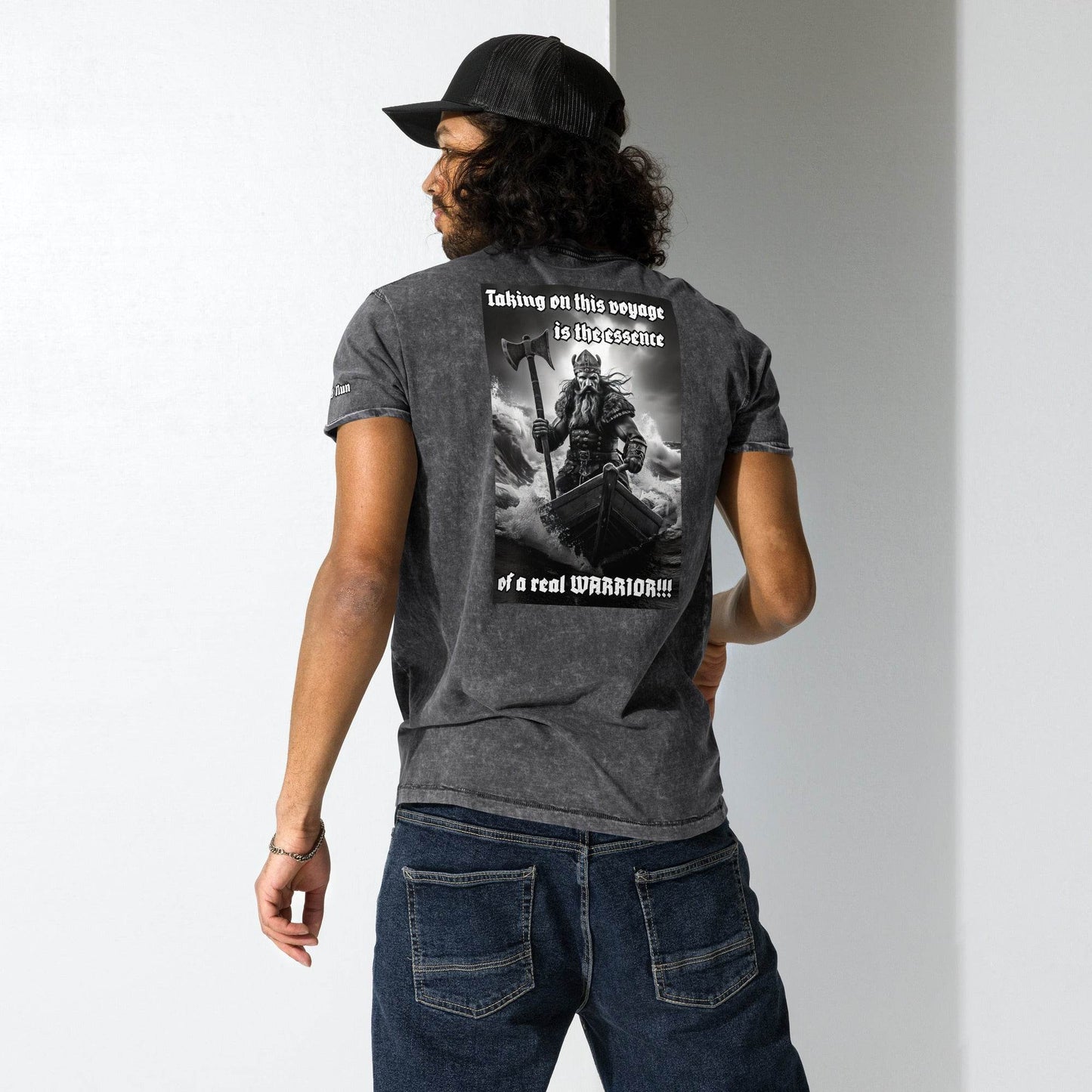 Unisex Denim 100% cotton T-Shirt Design #12 - Monk&Nun UnisexClothing