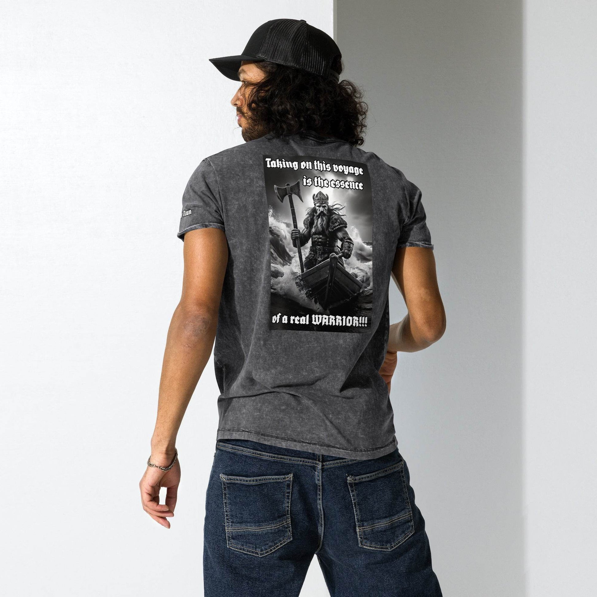 Unisex Denim 100% cotton T-Shirt Design #12 - Monk&Nun UnisexClothing