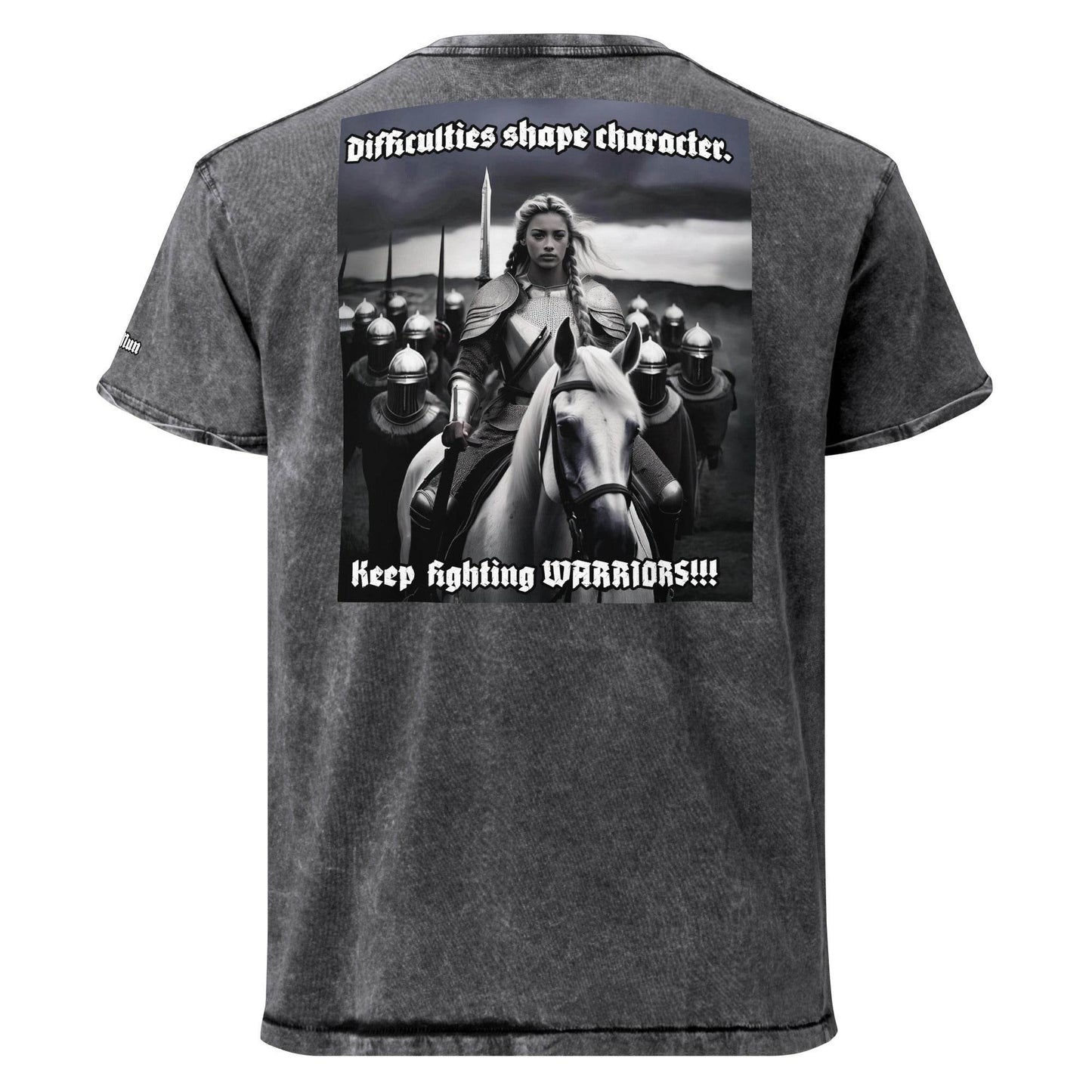 Unisex Denim 100% cotton T-Shirt Design #14 - Monk&Nun UnisexClothing