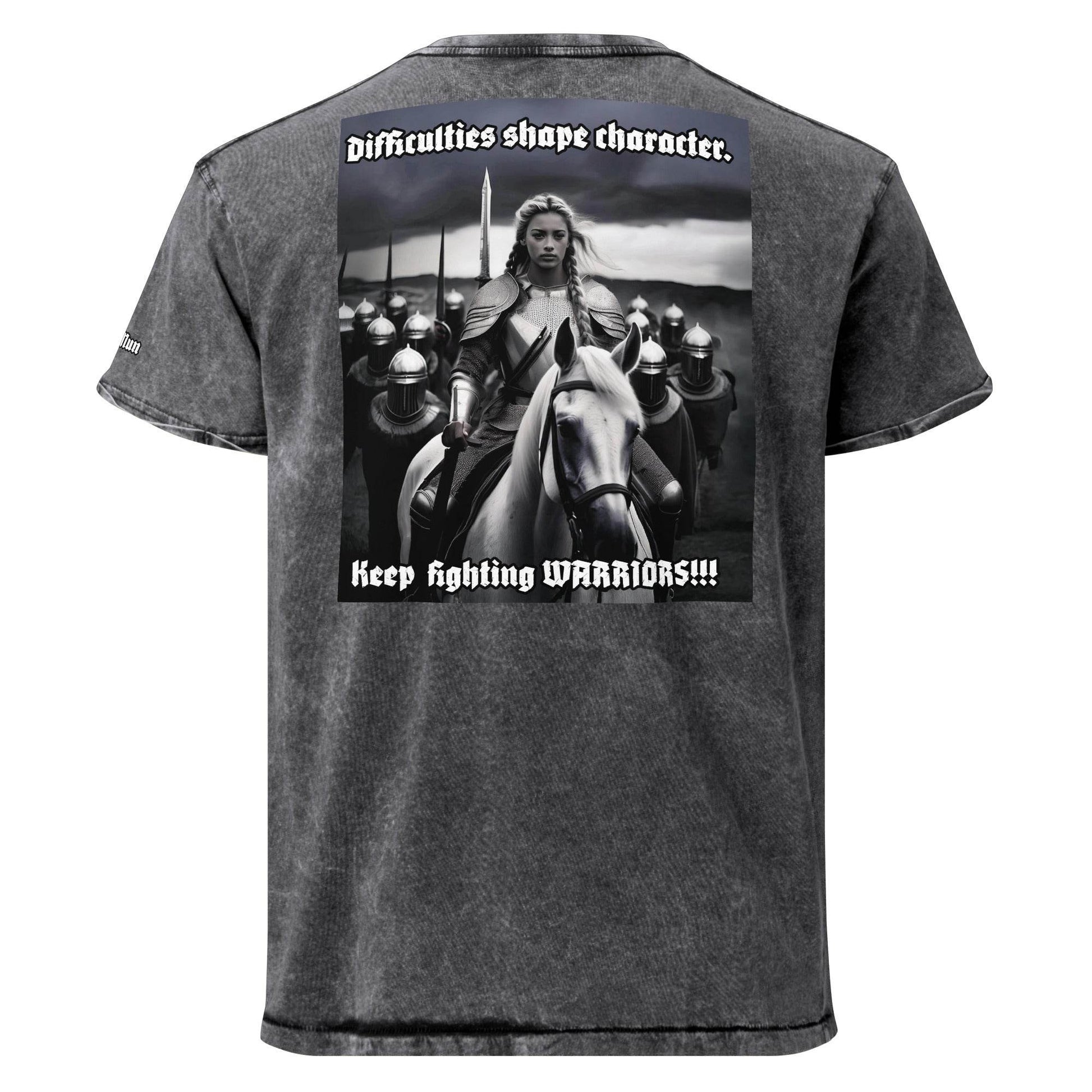 Unisex Denim 100% cotton T-Shirt Design #14 - Monk&Nun UnisexClothing