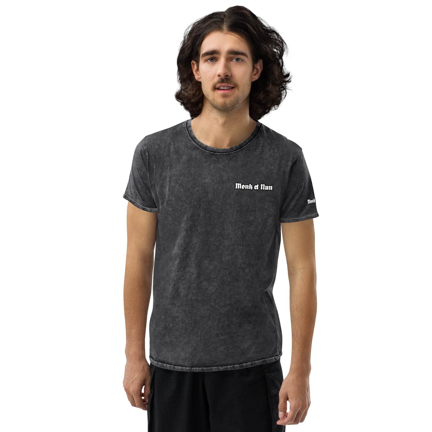 Unisex Denim 100% cotton T-Shirt Design #3 - Monk&Nun UnisexClothing