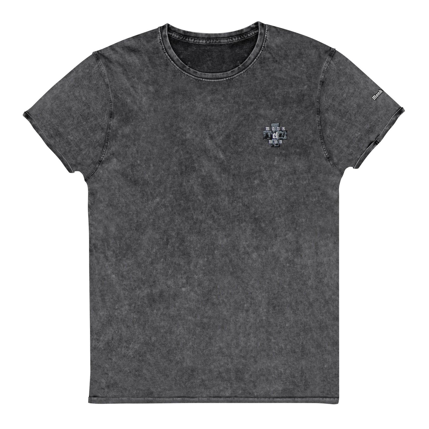 Unisex Denim 100% cotton T-Shirt Always think positive - Monk&Nun UnisexClothing