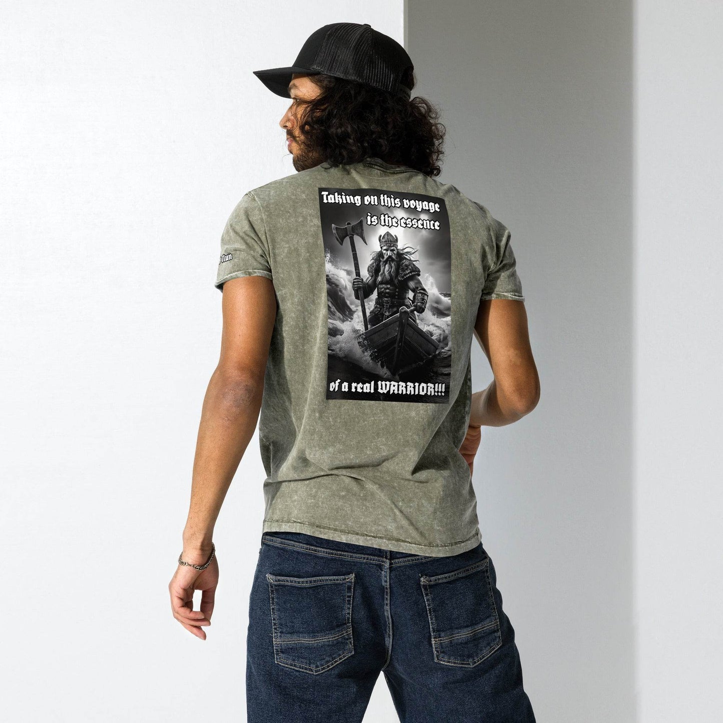 Unisex Denim 100% cotton T-Shirt Design #12 - Monk&Nun UnisexClothing