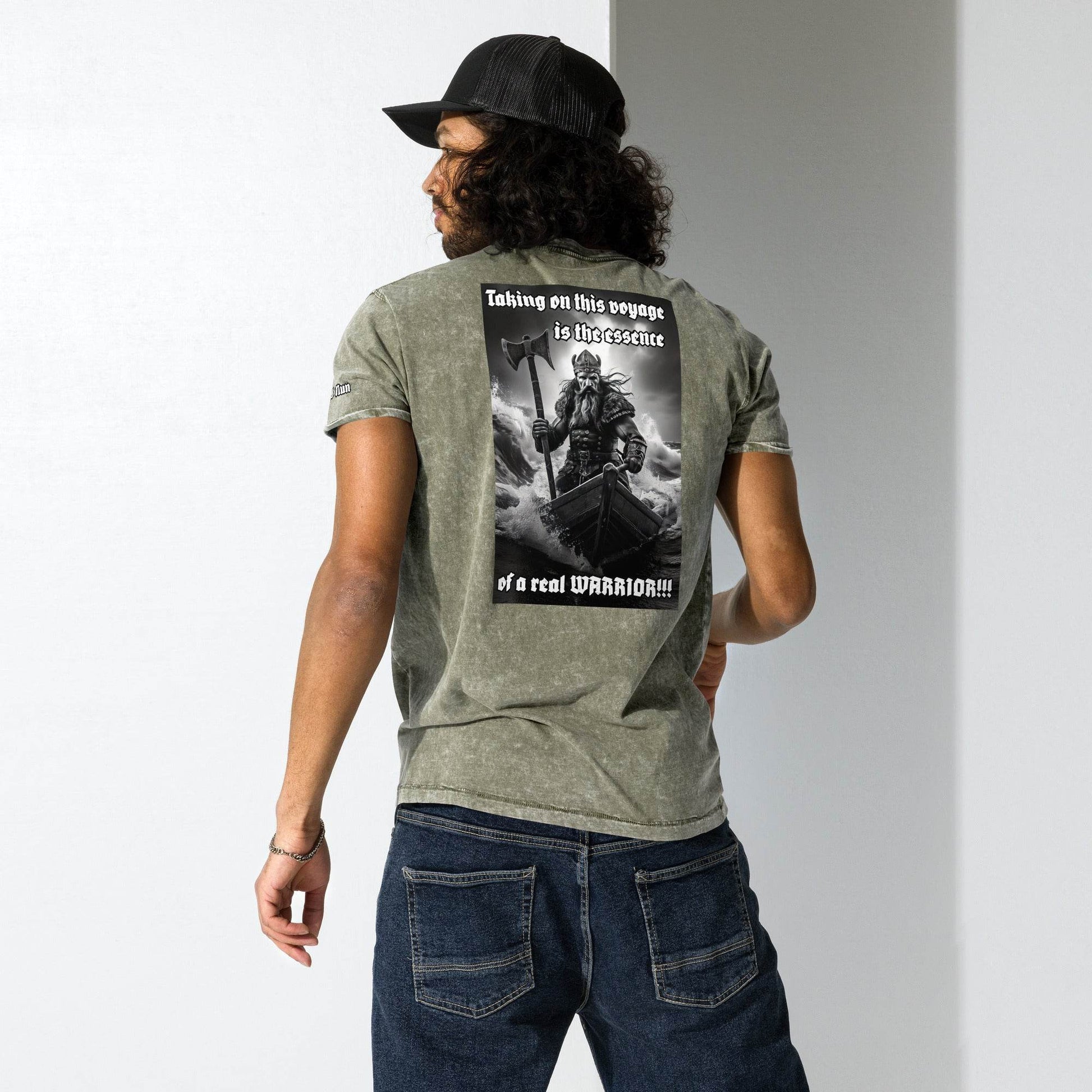 Unisex Denim 100% cotton T-Shirt Design #12 - Monk&Nun UnisexClothing