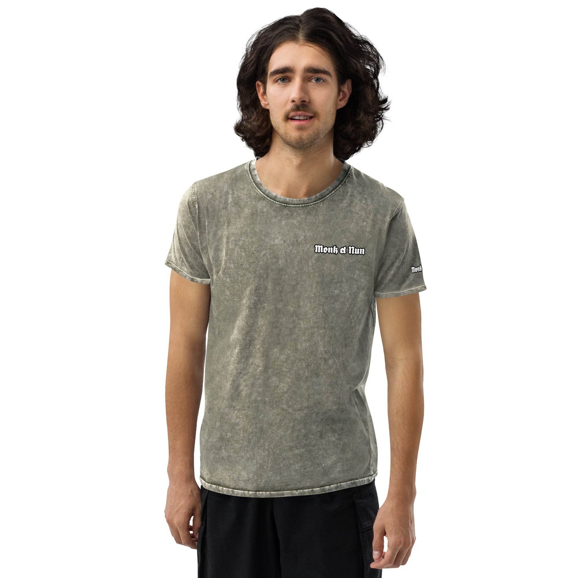 Unisex Denim 100% cotton T-Shirt Design #3 - Monk&Nun UnisexClothing