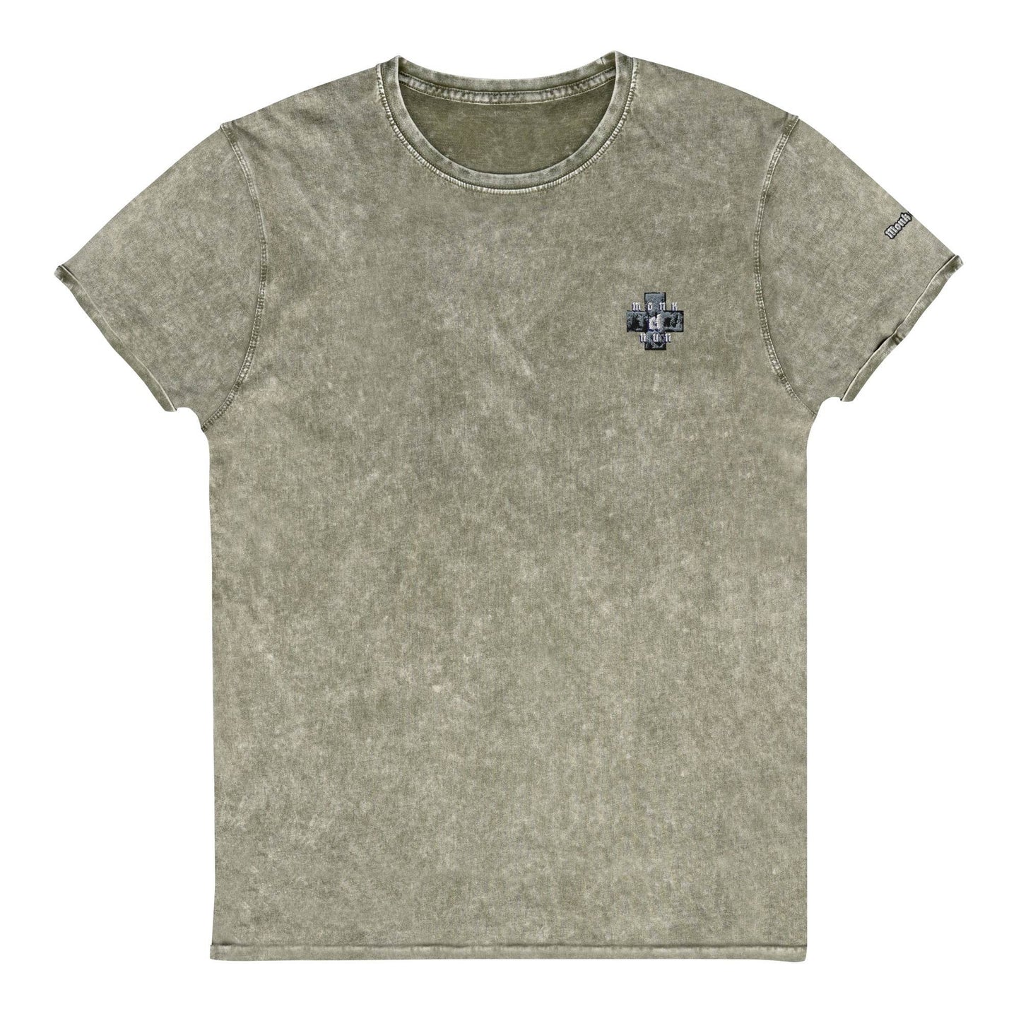 Unisex Denim 100% cotton T-Shirt Always think positive - Monk&Nun UnisexClothing