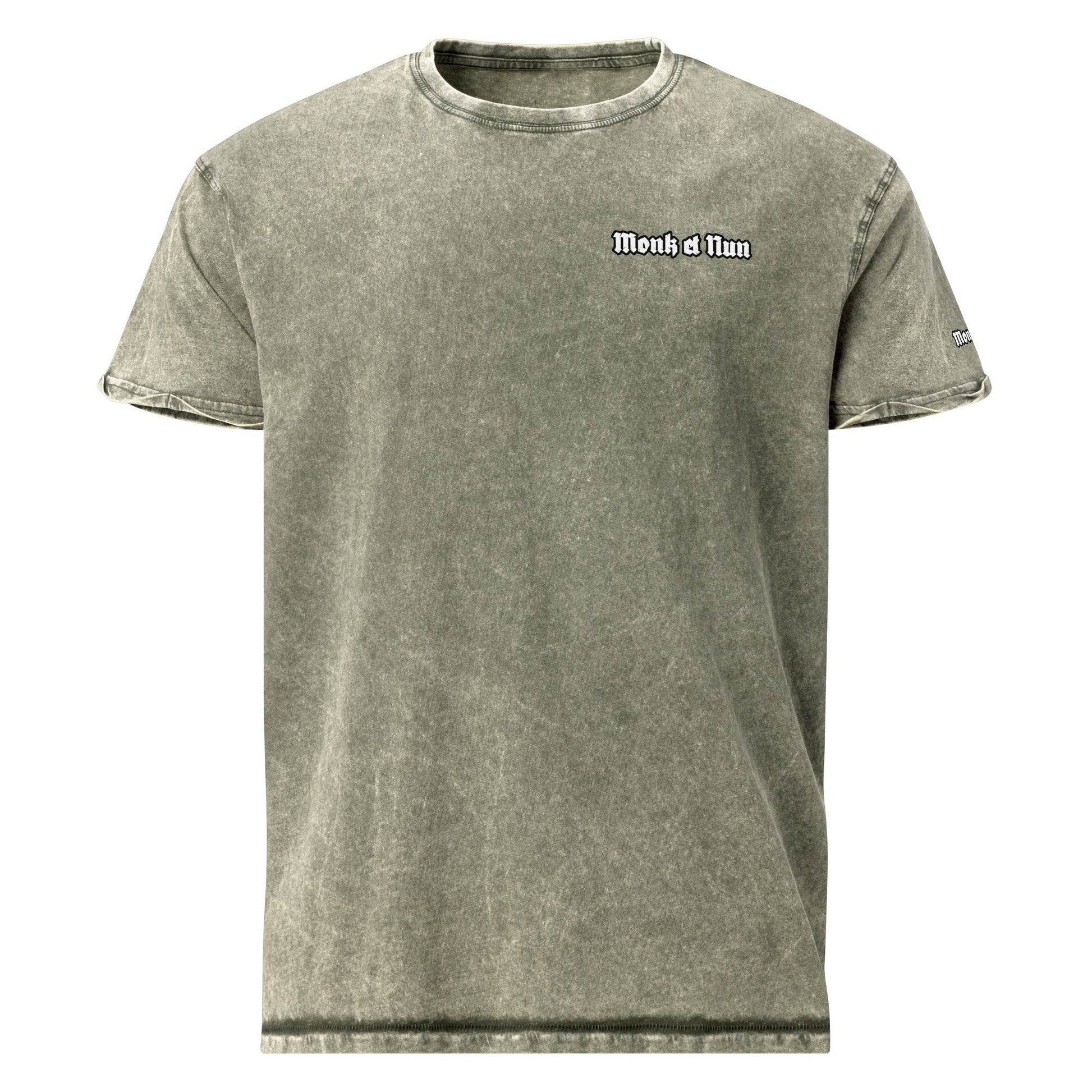 Unisex Denim 100% cotton T-Shirt Design #12 - Monk&Nun UnisexClothing