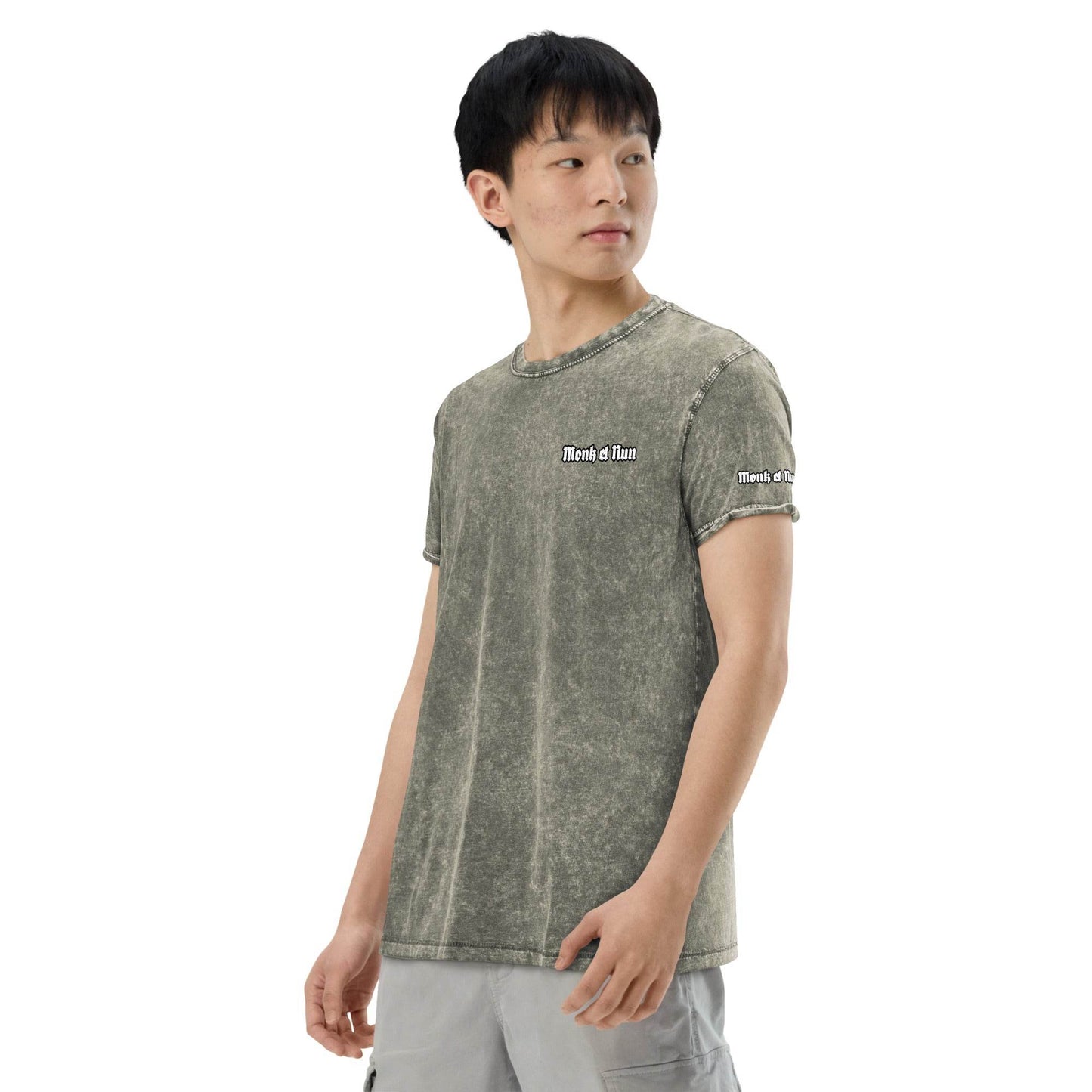 Unisex Denim 100% cotton T-Shirt Design #12 - Monk&Nun UnisexClothing