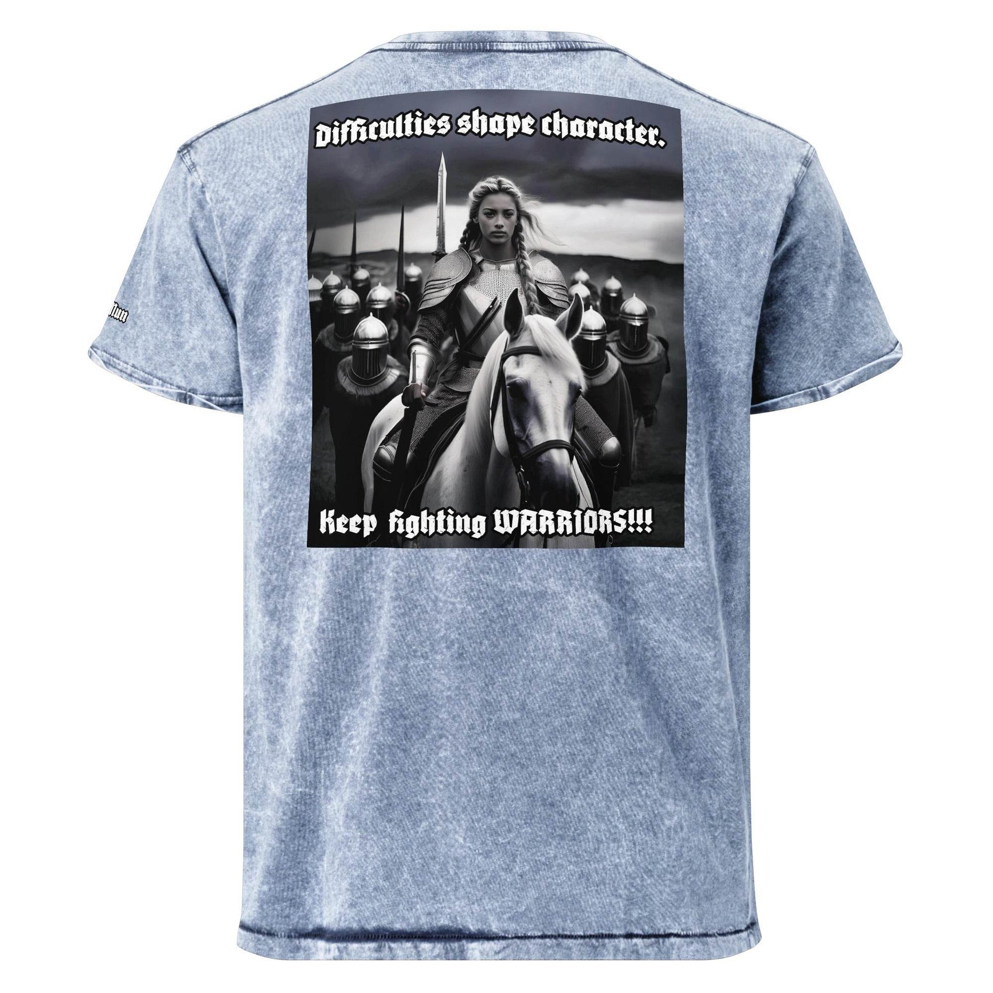 Unisex Denim 100% cotton T-Shirt Design #14 - Monk&Nun UnisexClothing