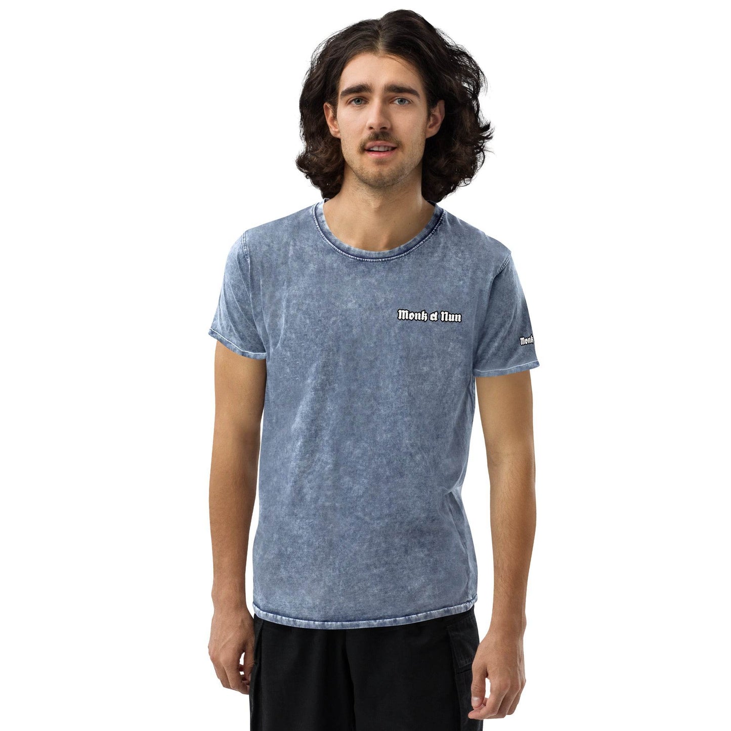 Unisex Denim 100% cotton T-Shirt Design #3 - Monk&Nun UnisexClothing