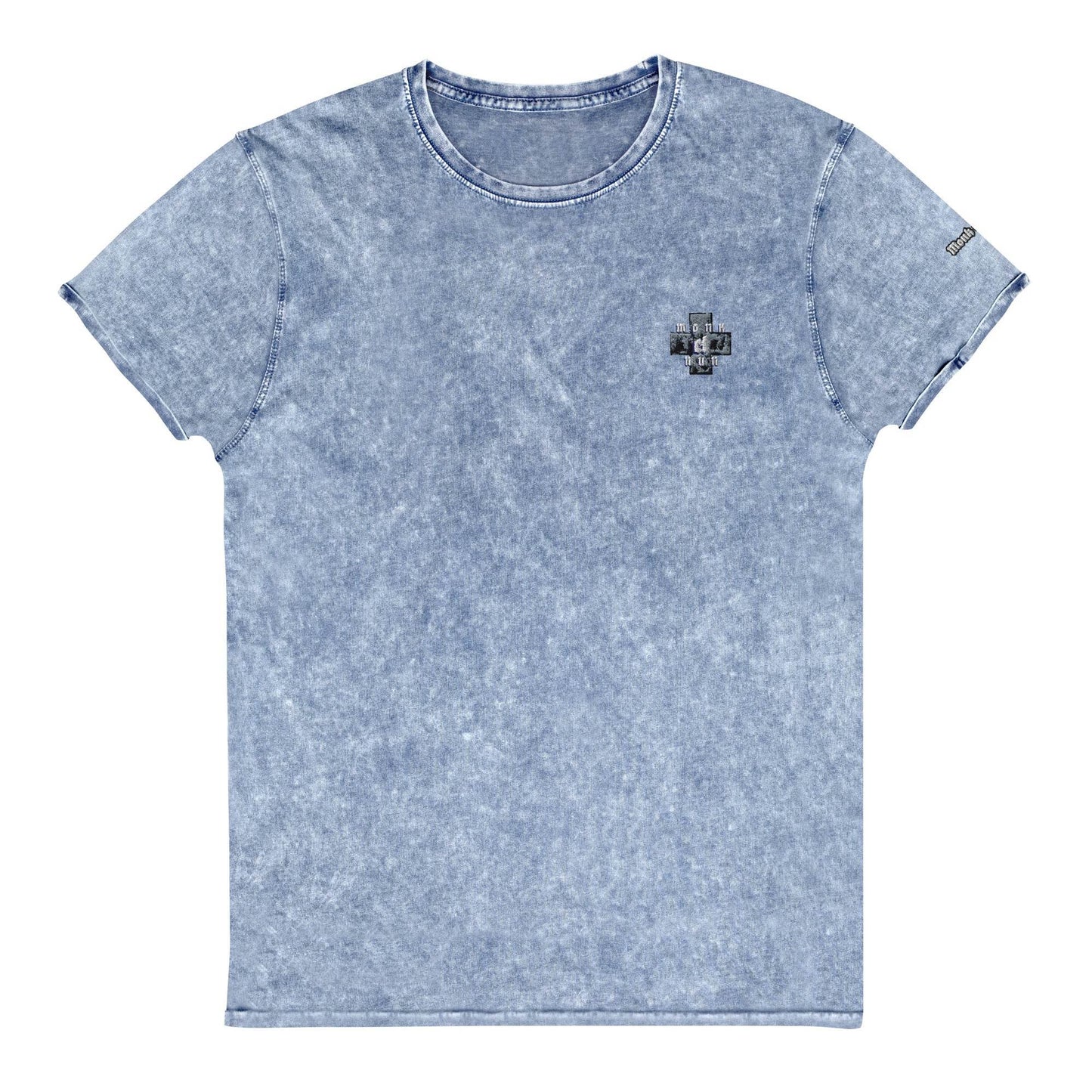 Unisex Denim 100% cotton T-Shirt Always think positive - Monk&Nun UnisexClothing
