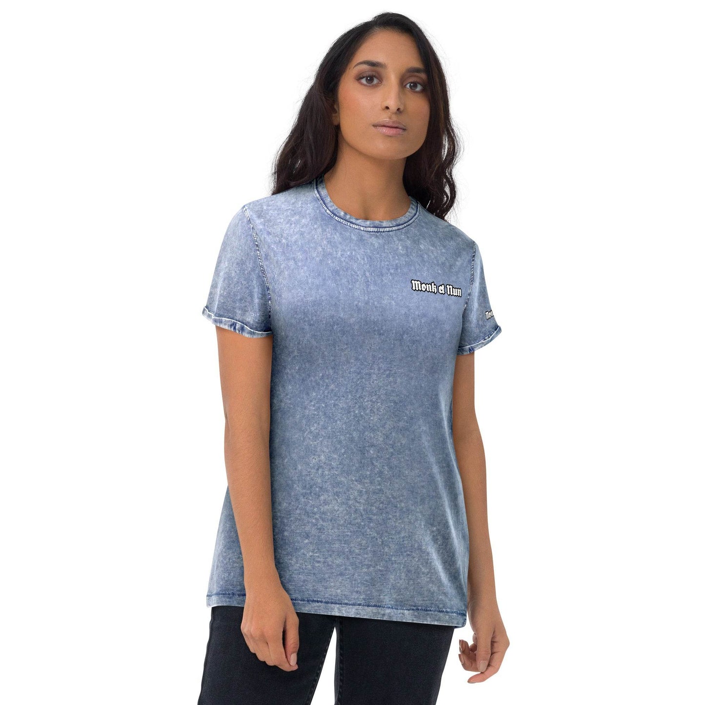 Unisex Denim 100% cotton T-Shirt Design #3 - Monk&Nun UnisexClothing