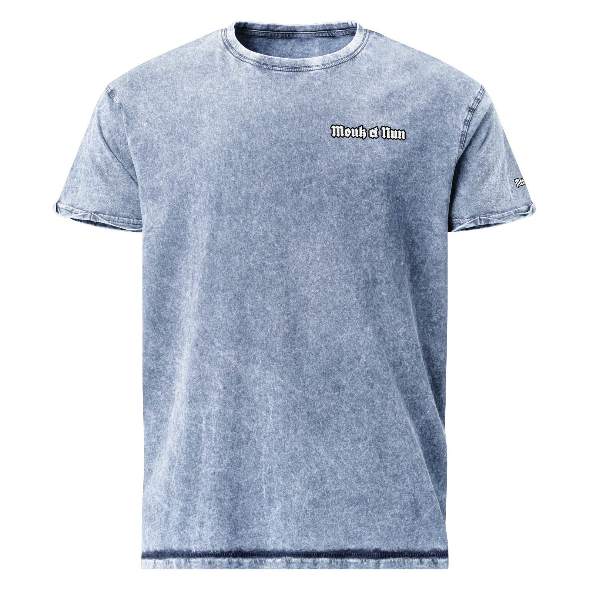 Unisex Denim 100% cotton T-Shirt Design #14 - Monk&Nun UnisexClothing
