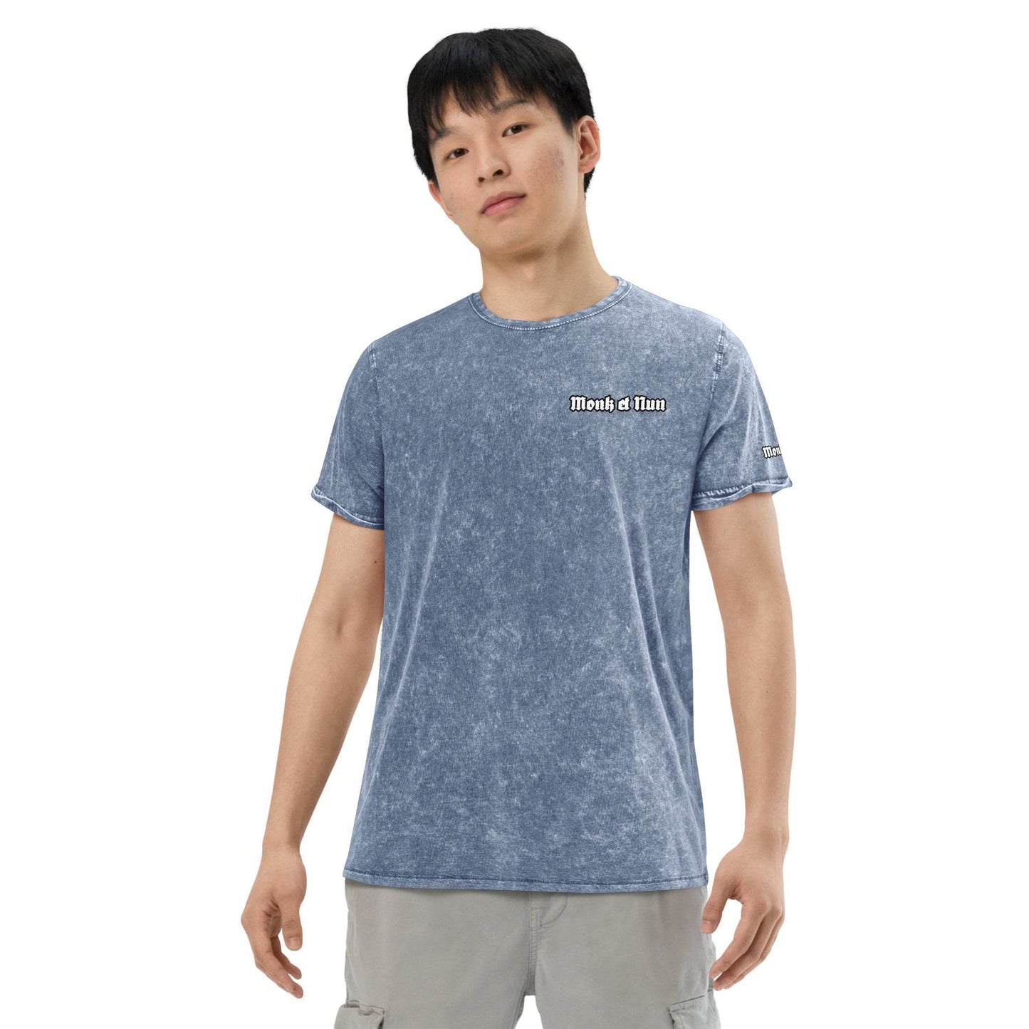 Unisex Denim 100% cotton T-Shirt Design #14 - Monk&Nun UnisexClothing