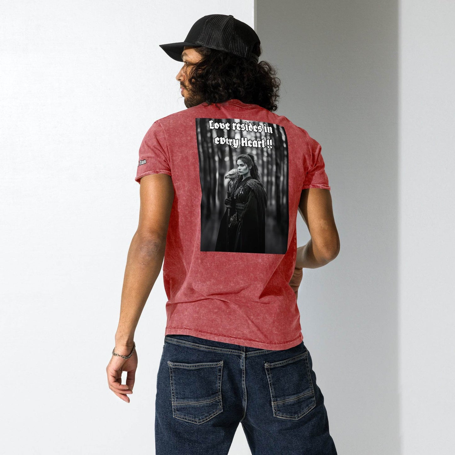 Unisex Denim 100% cotton T-Shirt Design #1 - Monk&Nun UnisexClothing
