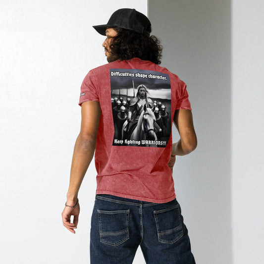 Unisex Denim 100% cotton T-Shirt Design #14 - Monk&Nun UnisexClothing