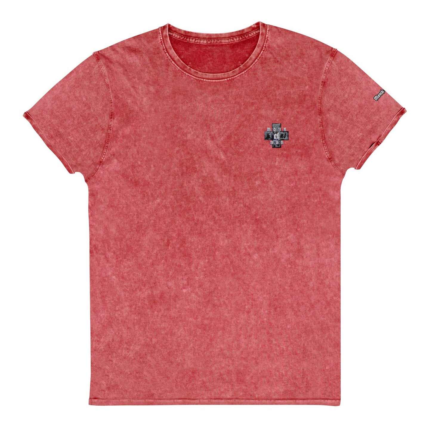 Unisex Denim 100% cotton T-Shirt Always think positive - Monk&Nun UnisexClothing