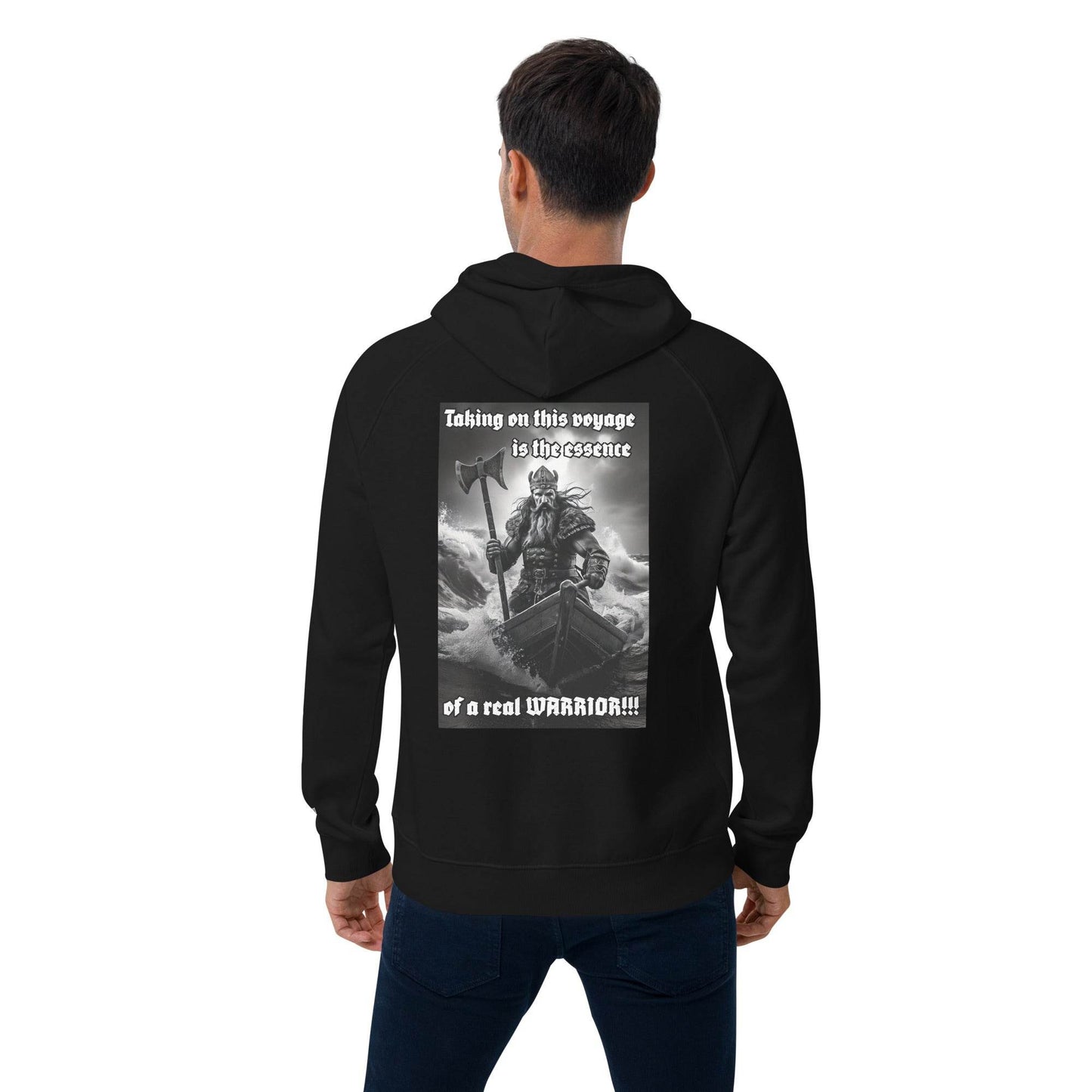 Unisex eco 100% organic cotton Warriors Hoodie Design #12 - Monk&Nun UnisexClothing
