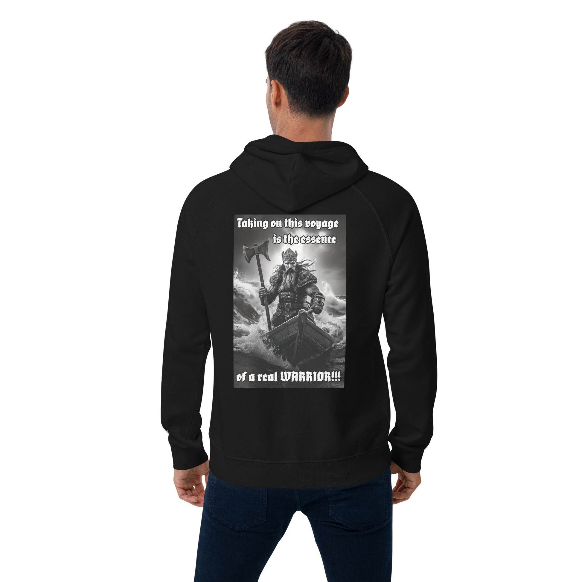Unisex eco 100% organic cotton Warriors Hoodie Design #12 - Monk&Nun UnisexClothing