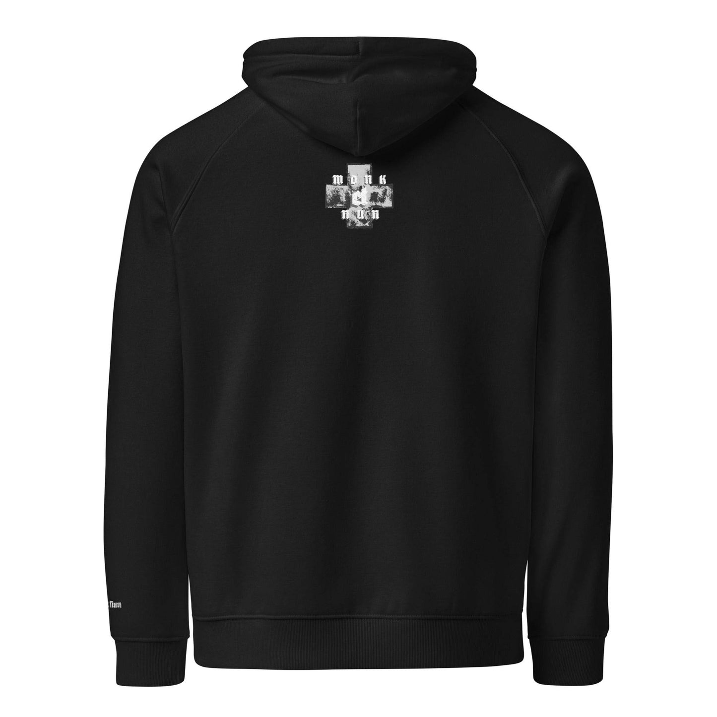 Unisex eco 100% organic cotton Warriors Hoodie Always think positive - Monk&Nun UnisexClothing