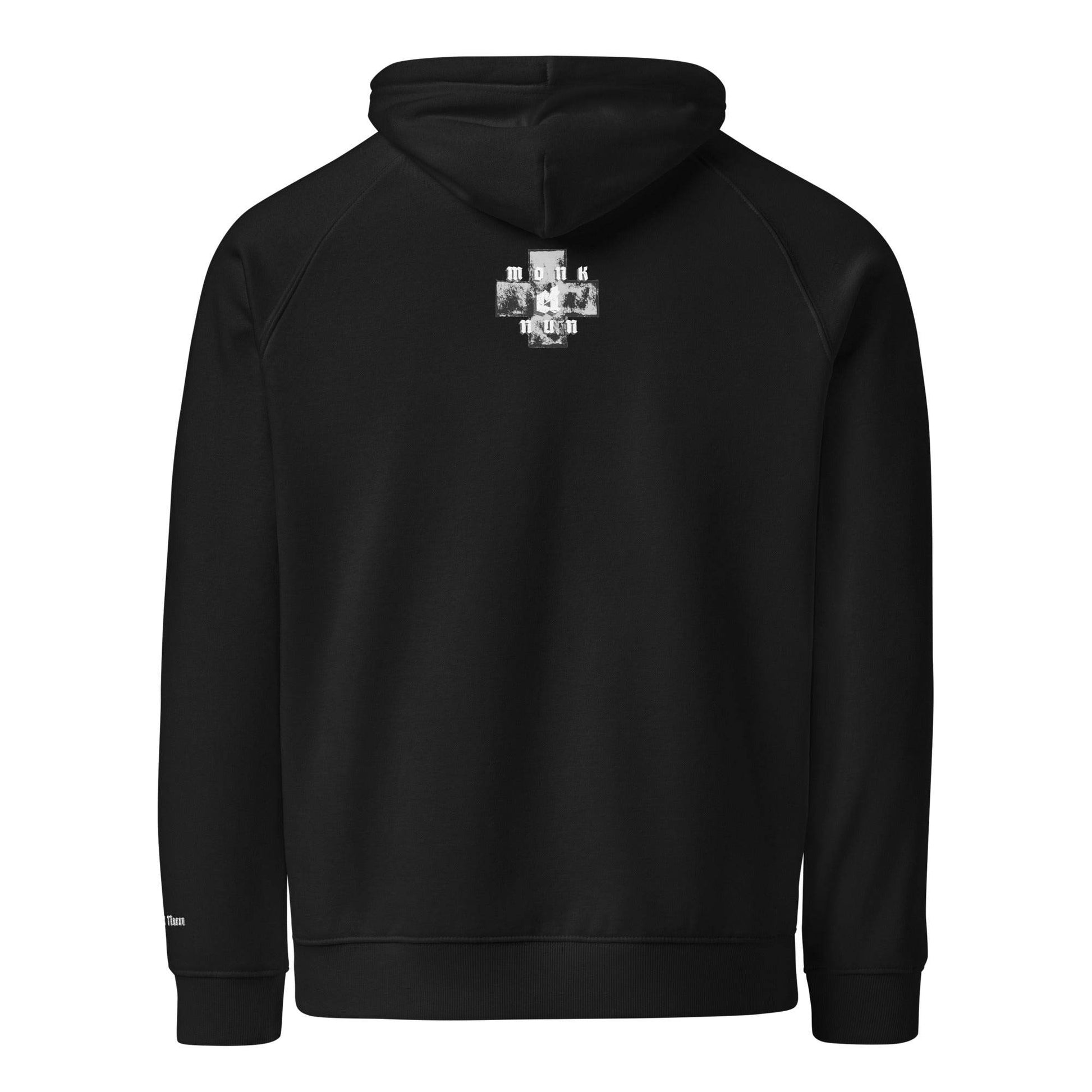 Unisex eco 100% organic cotton Warriors Hoodie Always think positive - Monk&Nun UnisexClothing