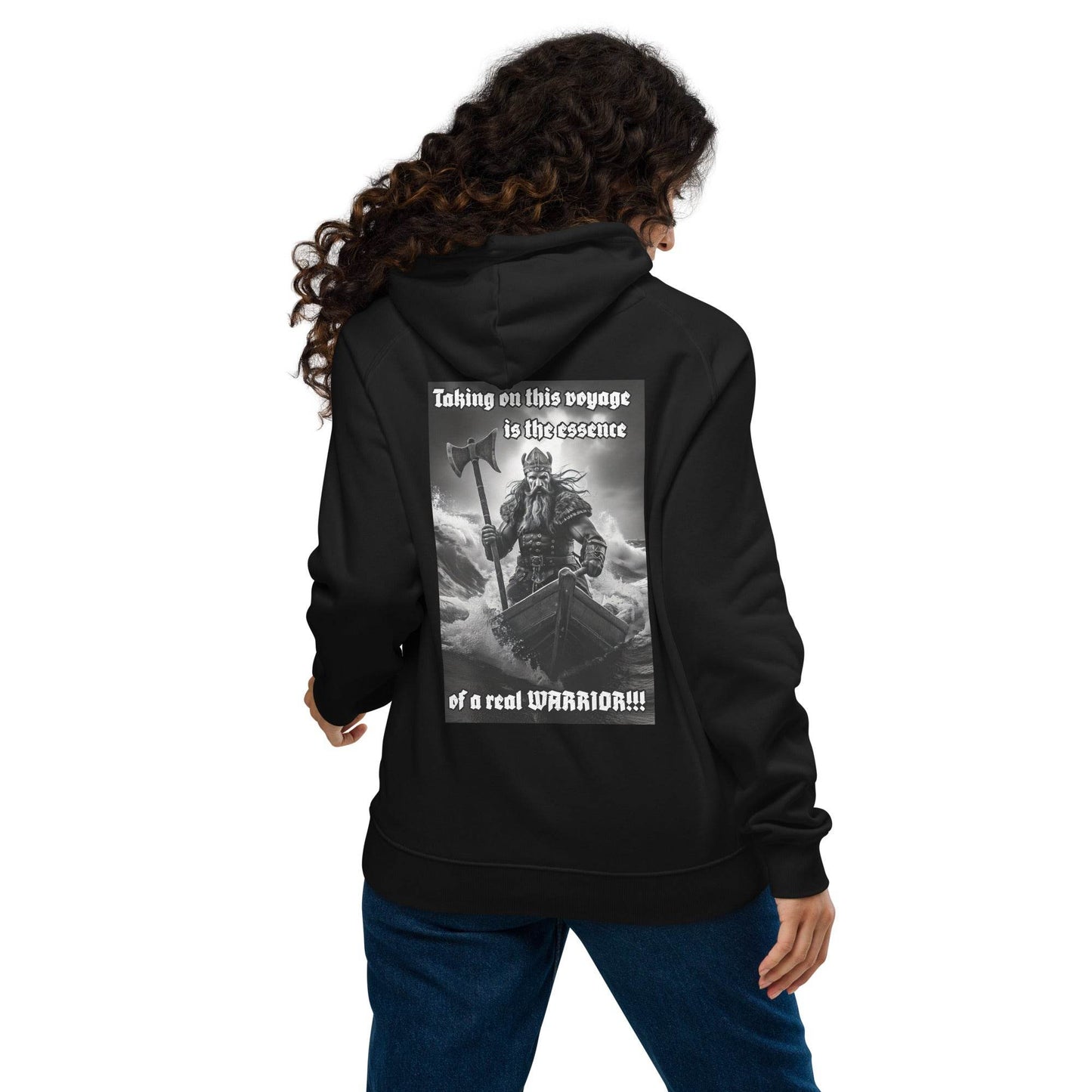 Unisex eco 100% organic cotton Warriors Hoodie Design #12 - Monk&Nun UnisexClothing