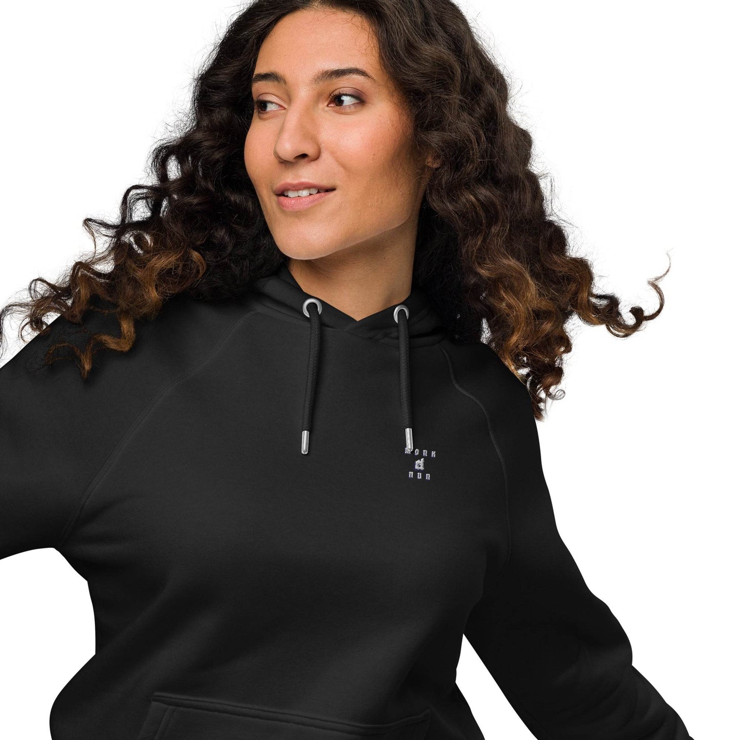 Unisex eco 100% organic cotton Warriors Hoodie Always think positive - Monk&Nun UnisexClothing