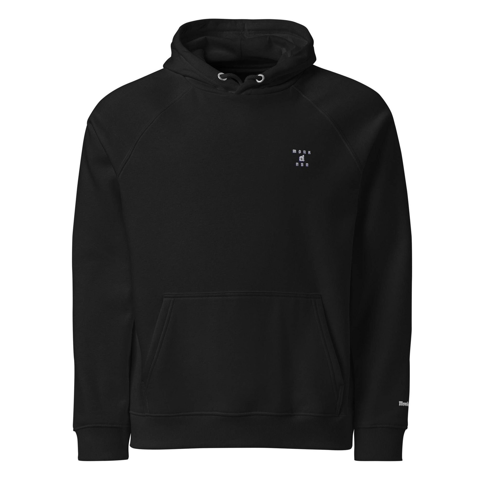 Unisex eco 100% organic cotton Warriors Hoodie Always think positive - Monk&Nun UnisexClothing