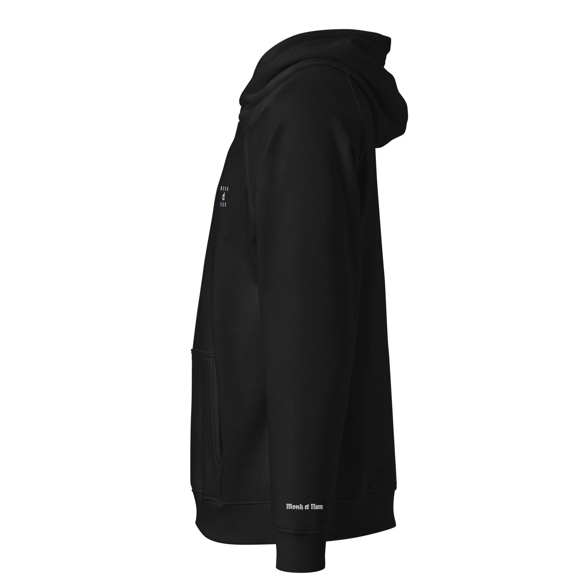 Unisex eco 100% organic cotton Warriors Hoodie Always think positive - Monk&Nun UnisexClothing