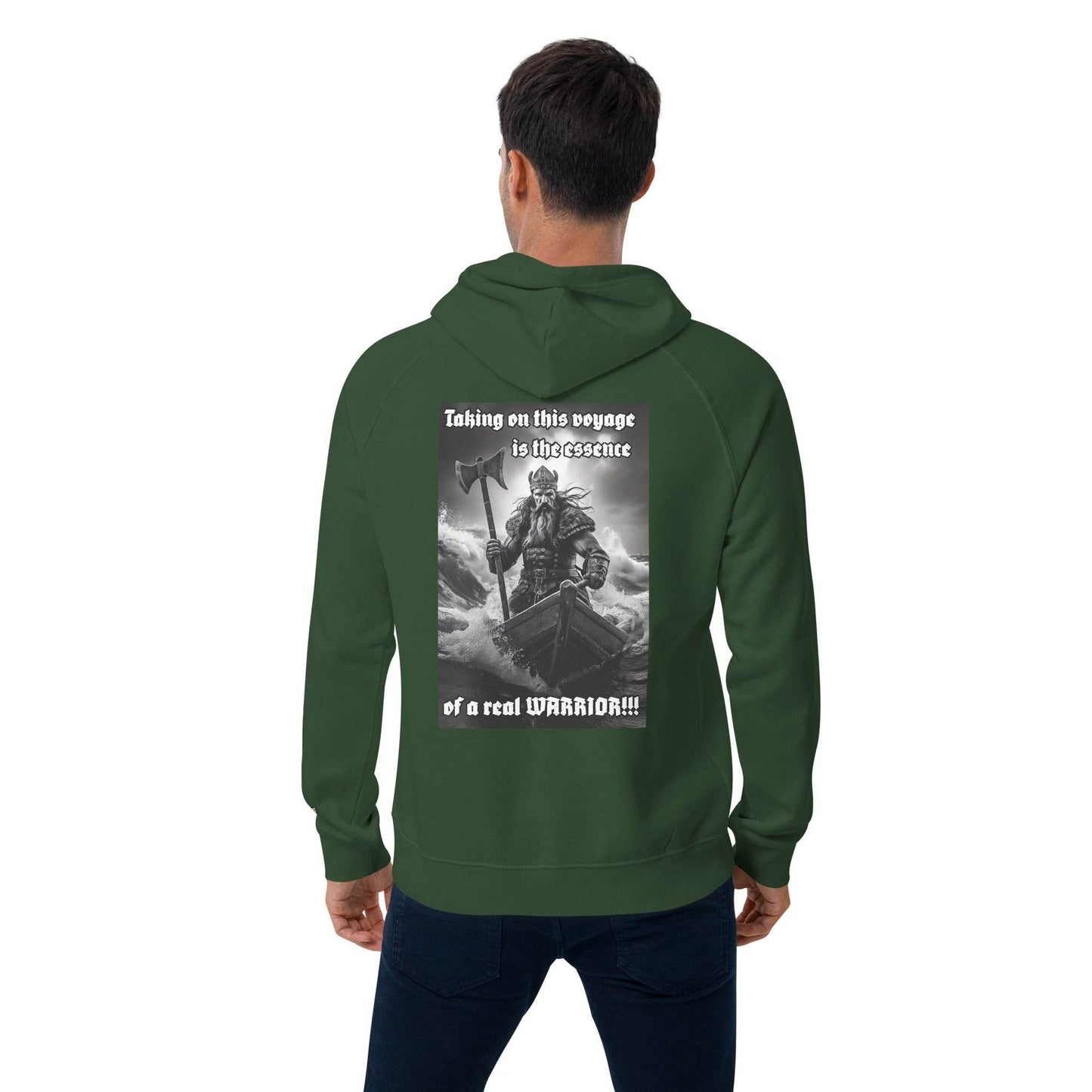 Unisex eco 100% organic cotton Warriors Hoodie Design #12 - Monk&Nun UnisexClothing