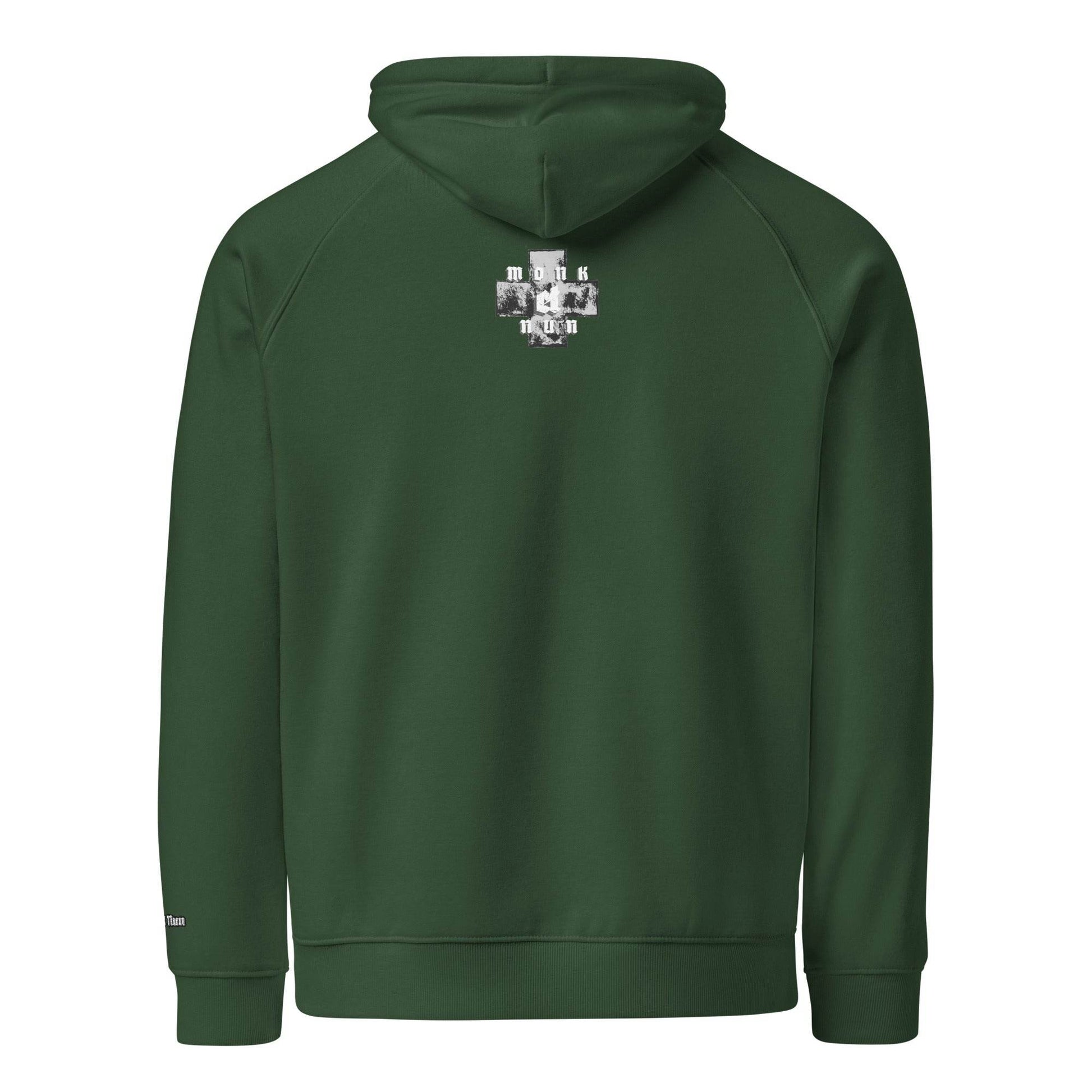 Unisex eco 100% organic cotton Warriors Hoodie Always think positive - Monk&Nun UnisexClothing